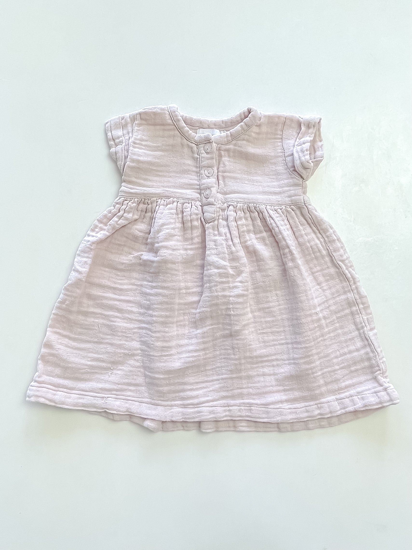Jamie Kay organic muslin dress (0-3m)
