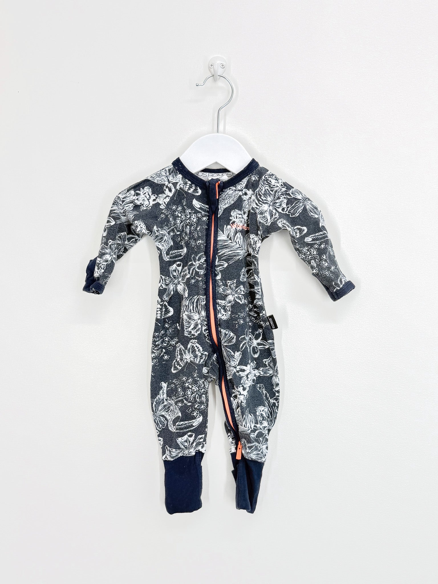 Bonds wondersuit - tiger jungle (0-3m)