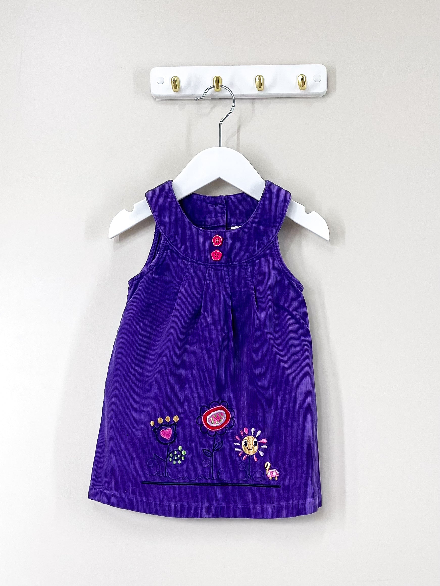 Teeny Weeny pincord dress (12m)
