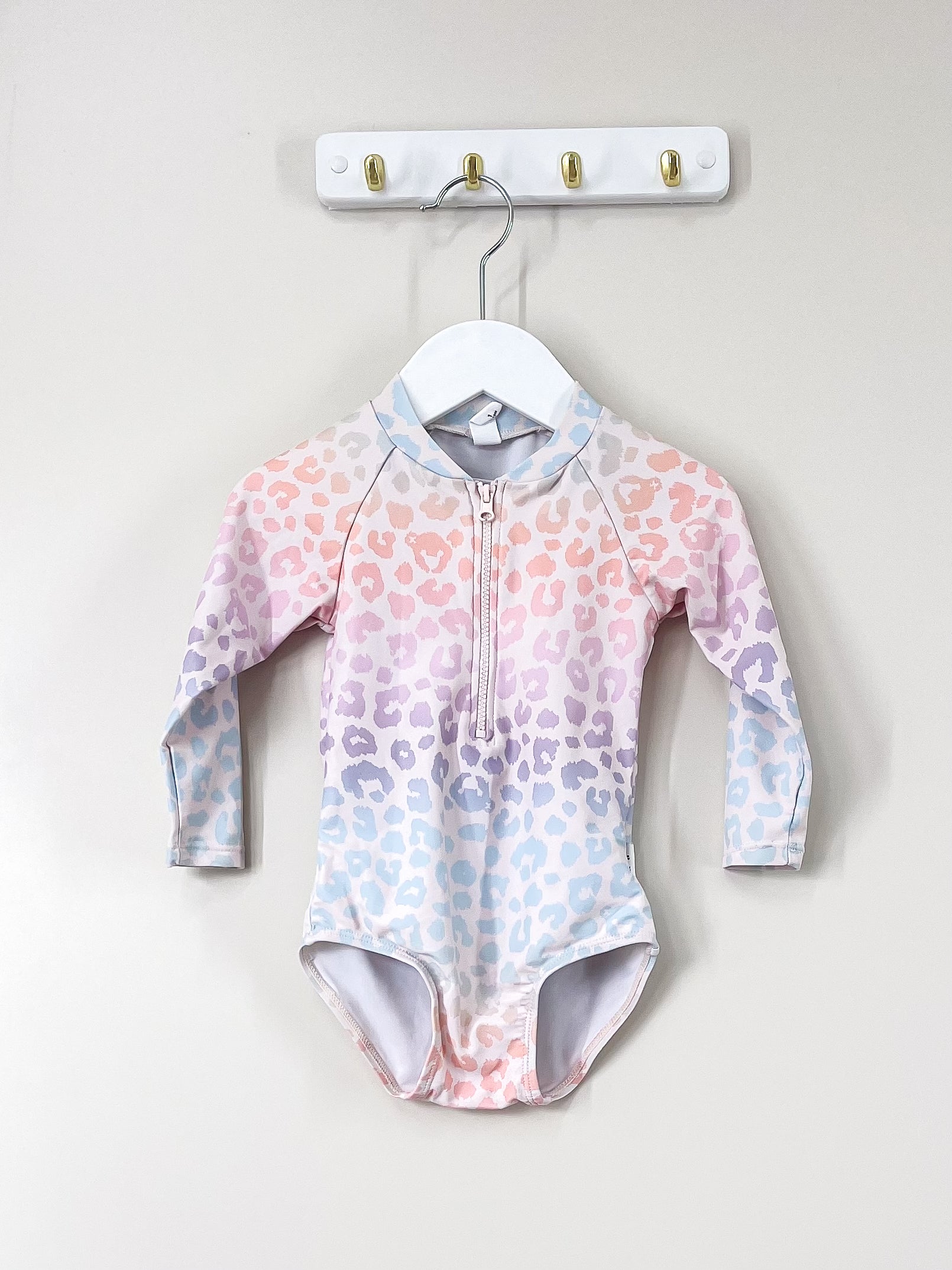 Hux rainbow hux zip swimsuit (12-18m)