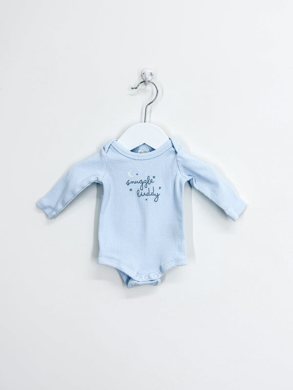 Cotton On Kids organic textured snuggle buddy bodysuit (newborn)