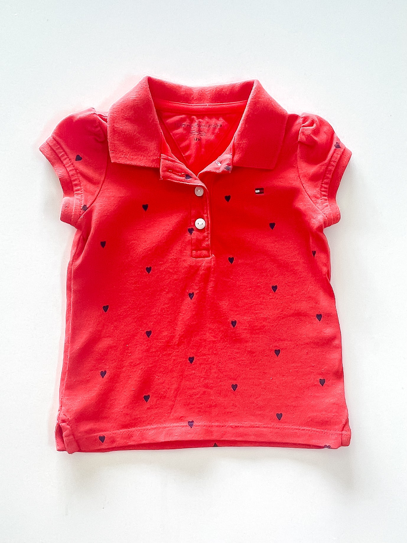 Tommy Hilfiger heart polo shirt (12m)