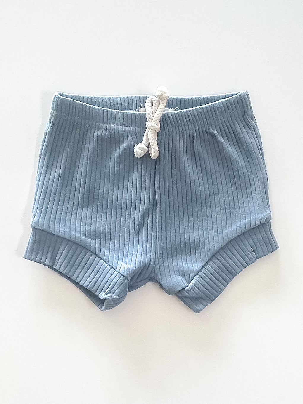 Hello Poppet organic ribbed shorts (0-3m)