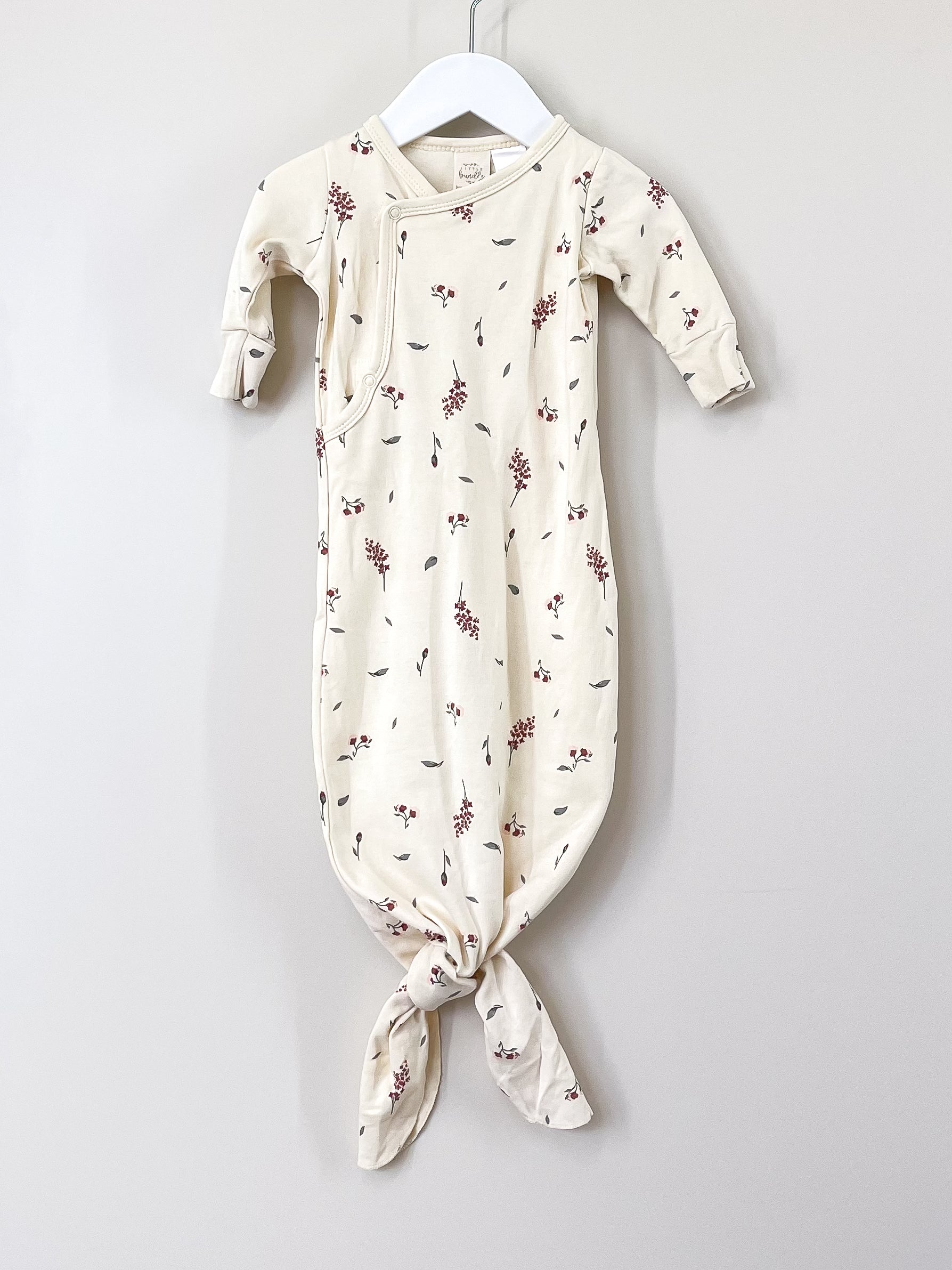 Little Bundle floral gown (newborn)