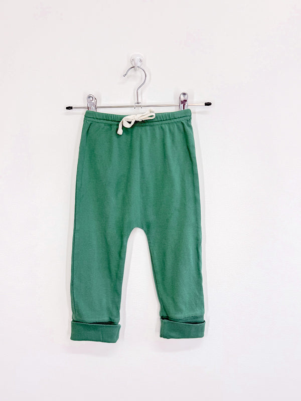 Nature Baby organic drawstring pants - green (2y)