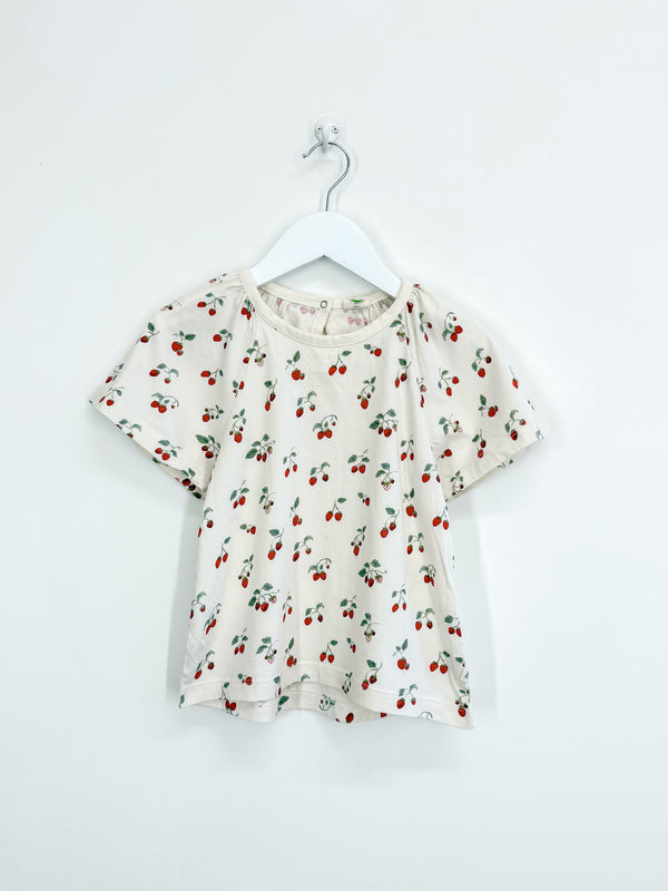Nature Baby organic faye tee - strawberry blush (5y)