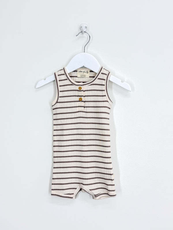 Wilson & Frenchy organic rib sleeveless romper (12-18m)
