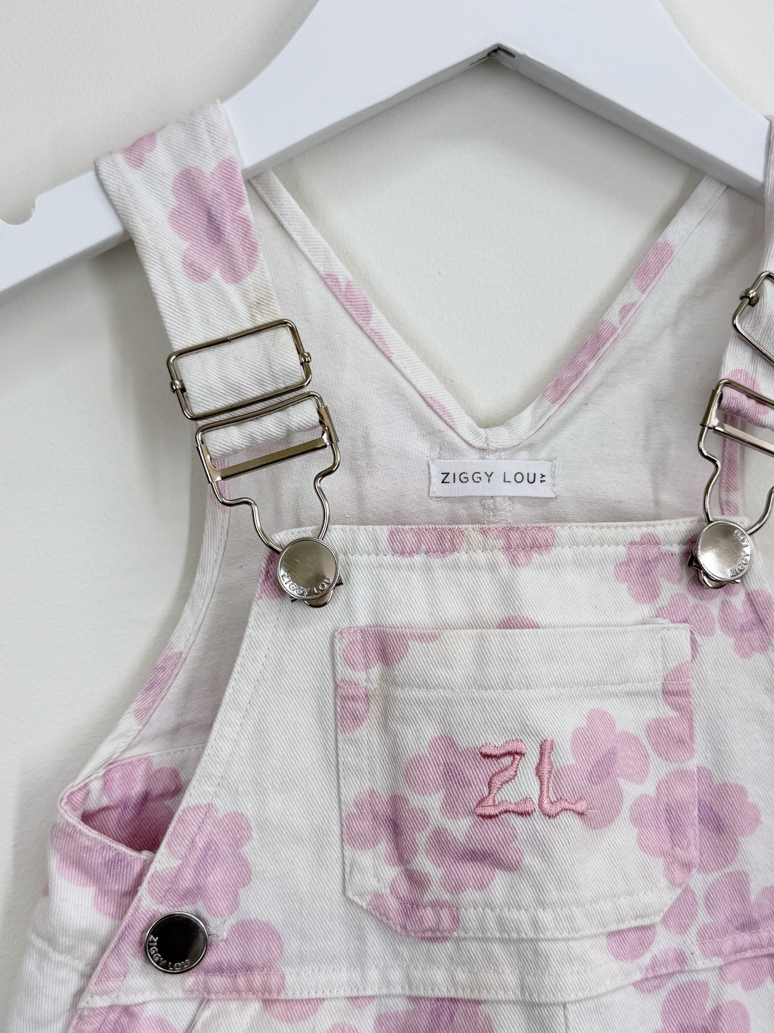 Ziggy Lou denim shortalls (1y)