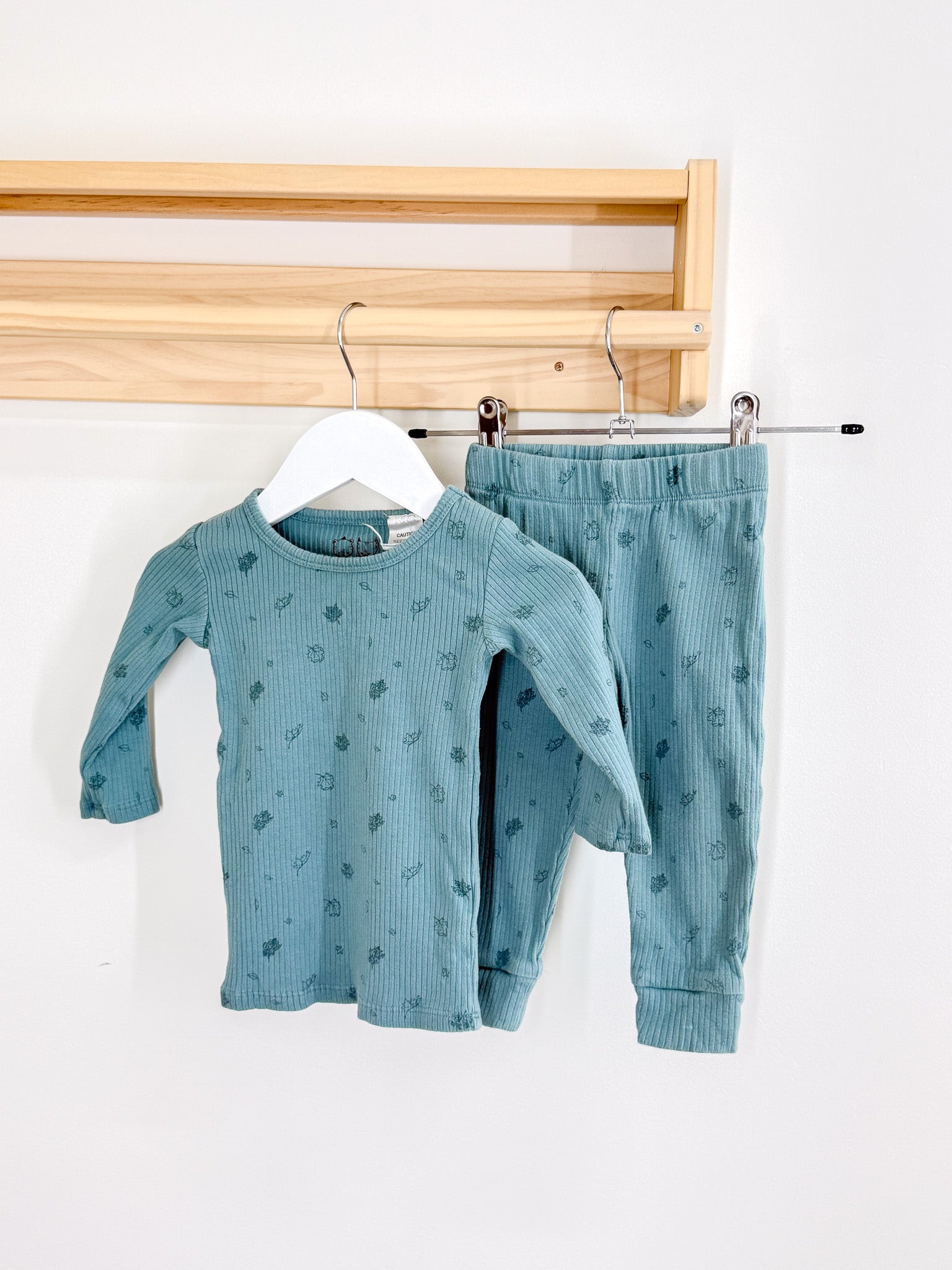 Wilson & Frenchy organic rib PJ set (1y)
