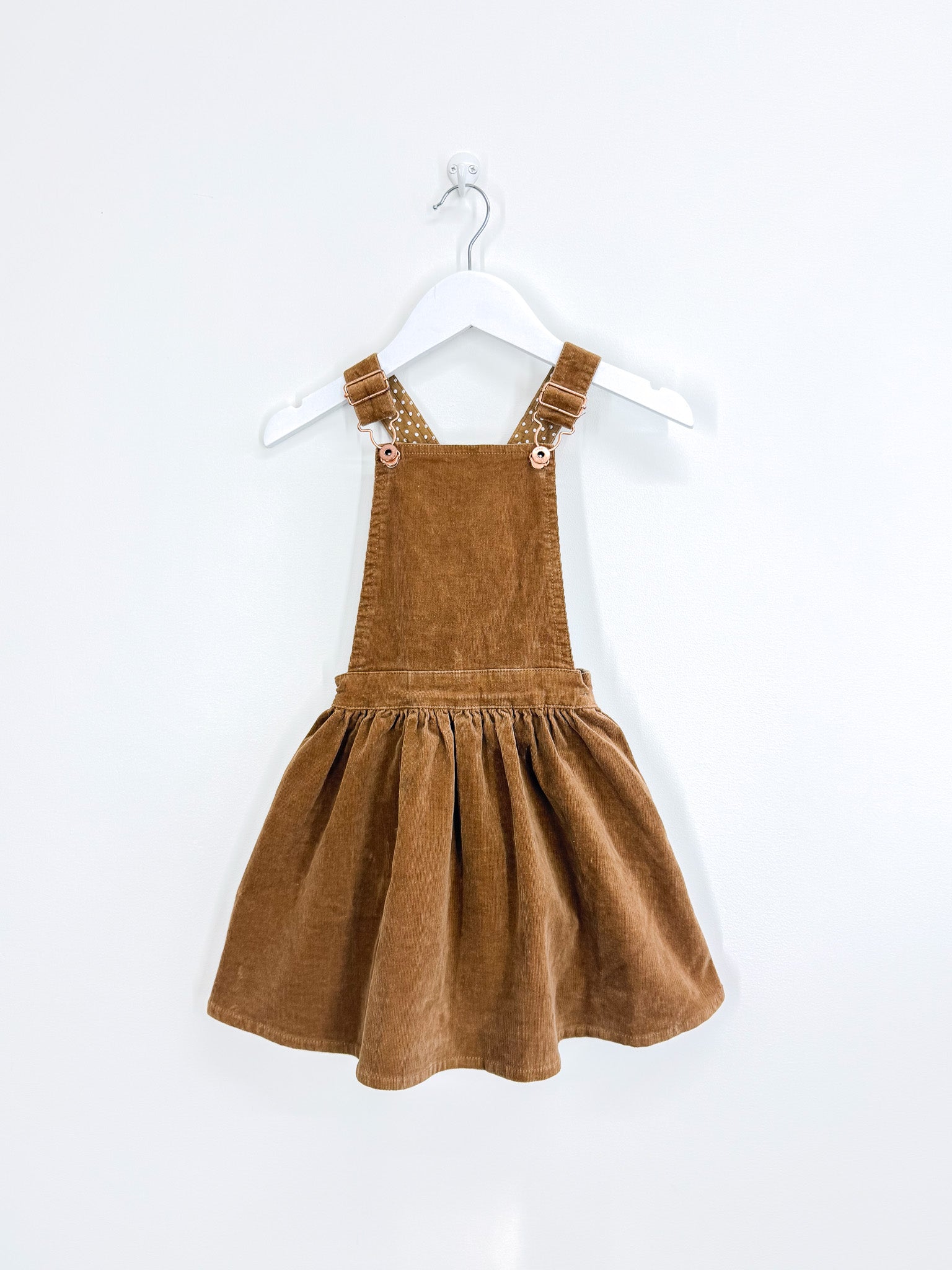 Seed pincord pinafore dress (5y)