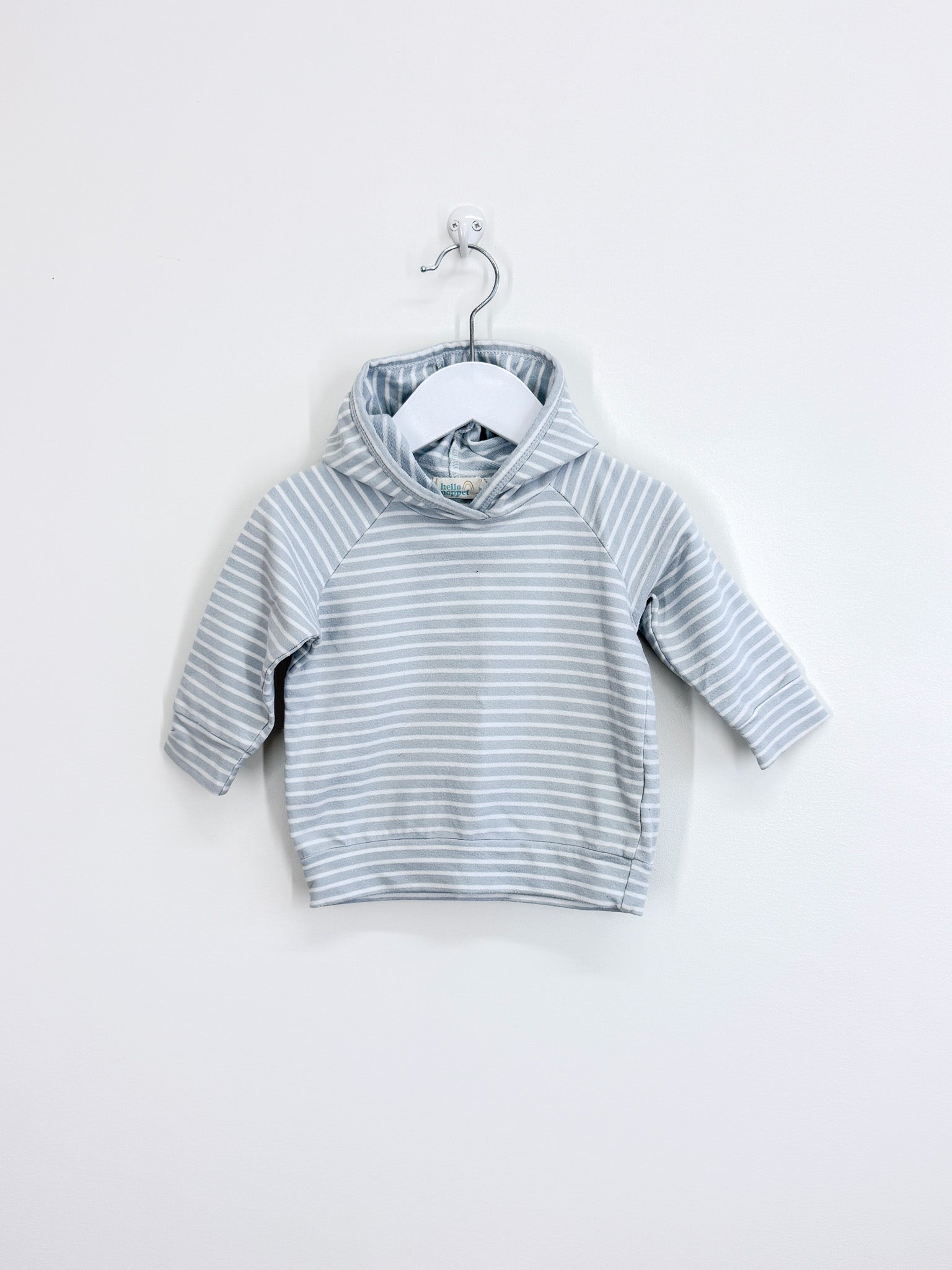 Hello Poppet organic hooded tee (6-12m)