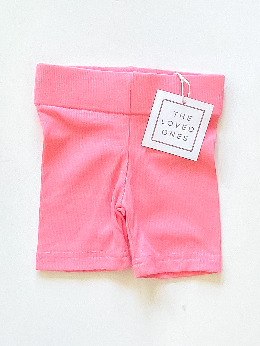 BNWT The Loved Ones ribbed bike shorts (0-3m)
