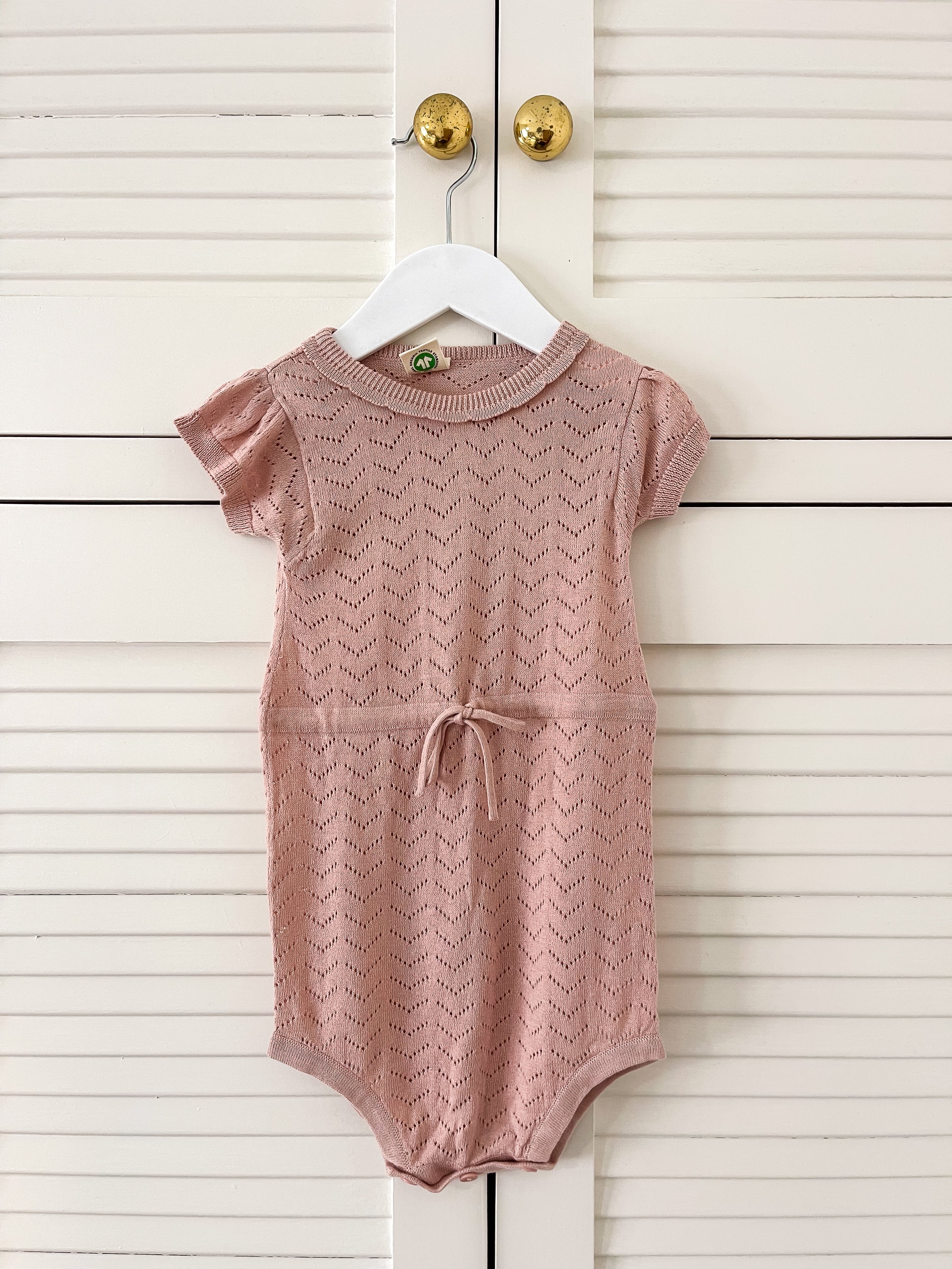 Nature Baby organic pointelle lottie suit (3-6m)