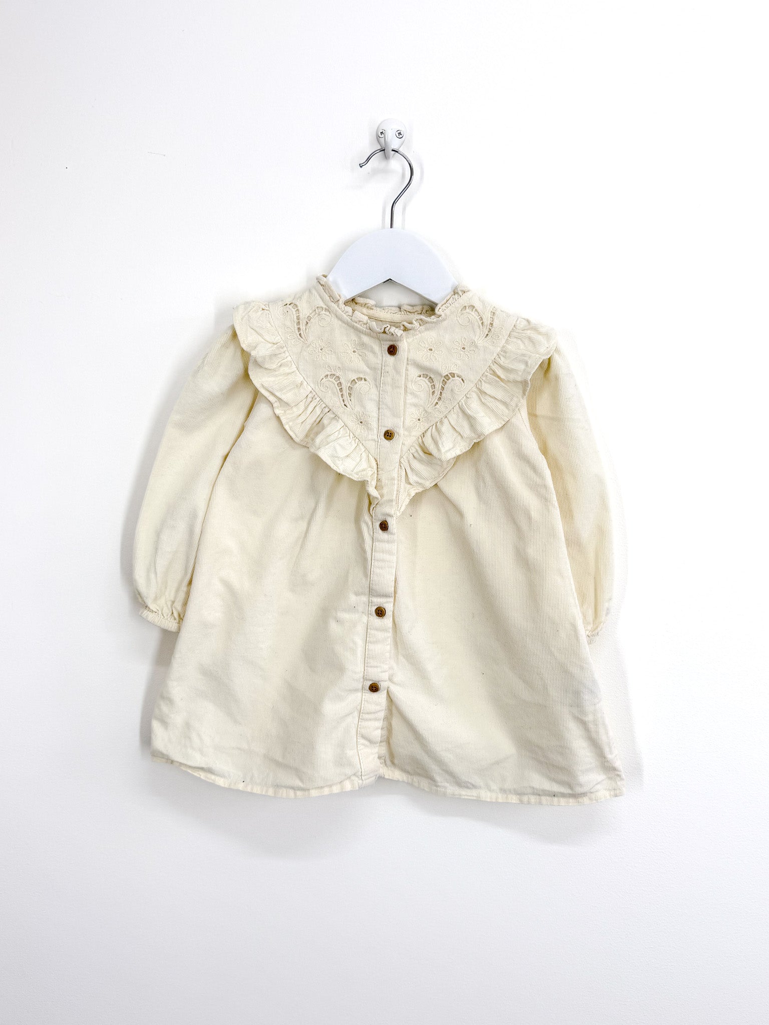 Zara pincord button down dress (18-24m)