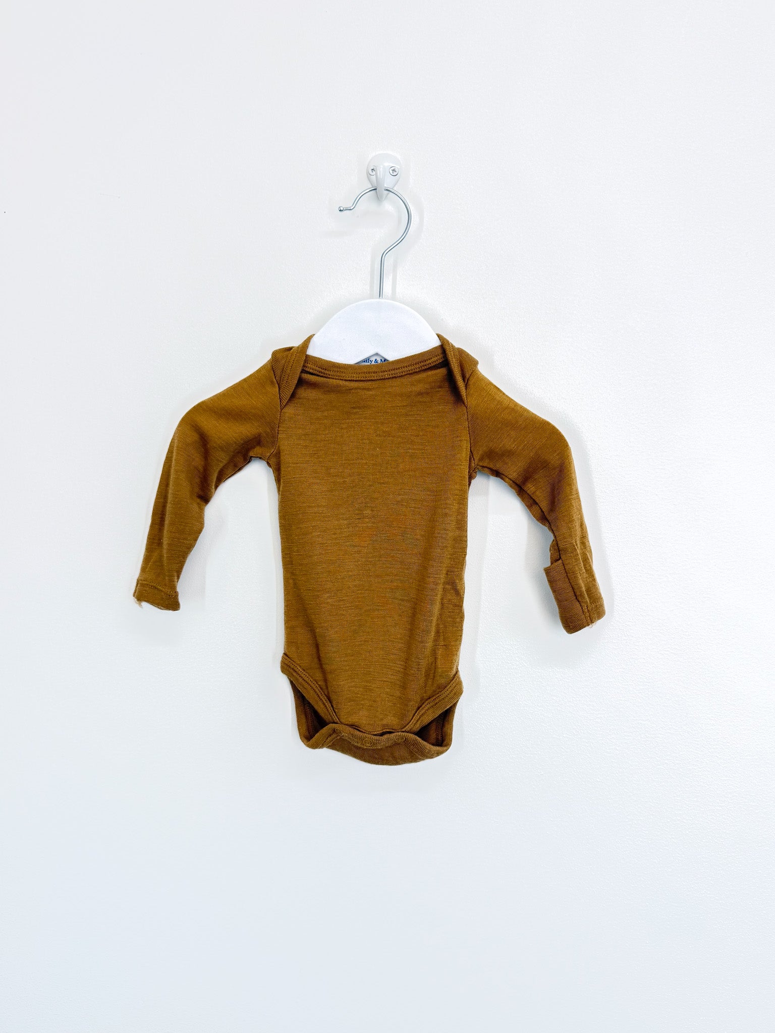 Milly & Milo merino long sleeve bodysuit (newborn)