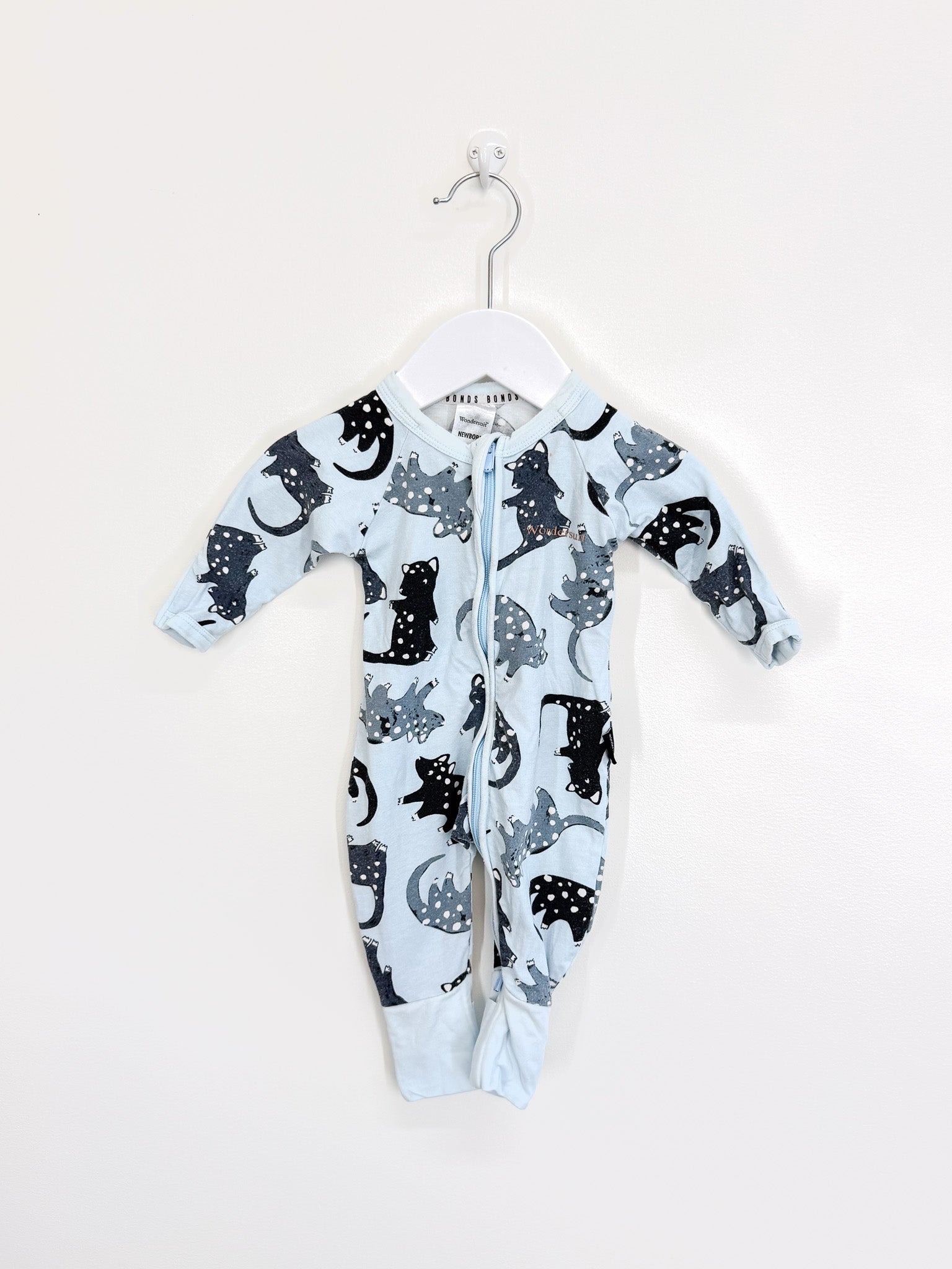 Bonds wondersuit - quinn the quoll (newborn)