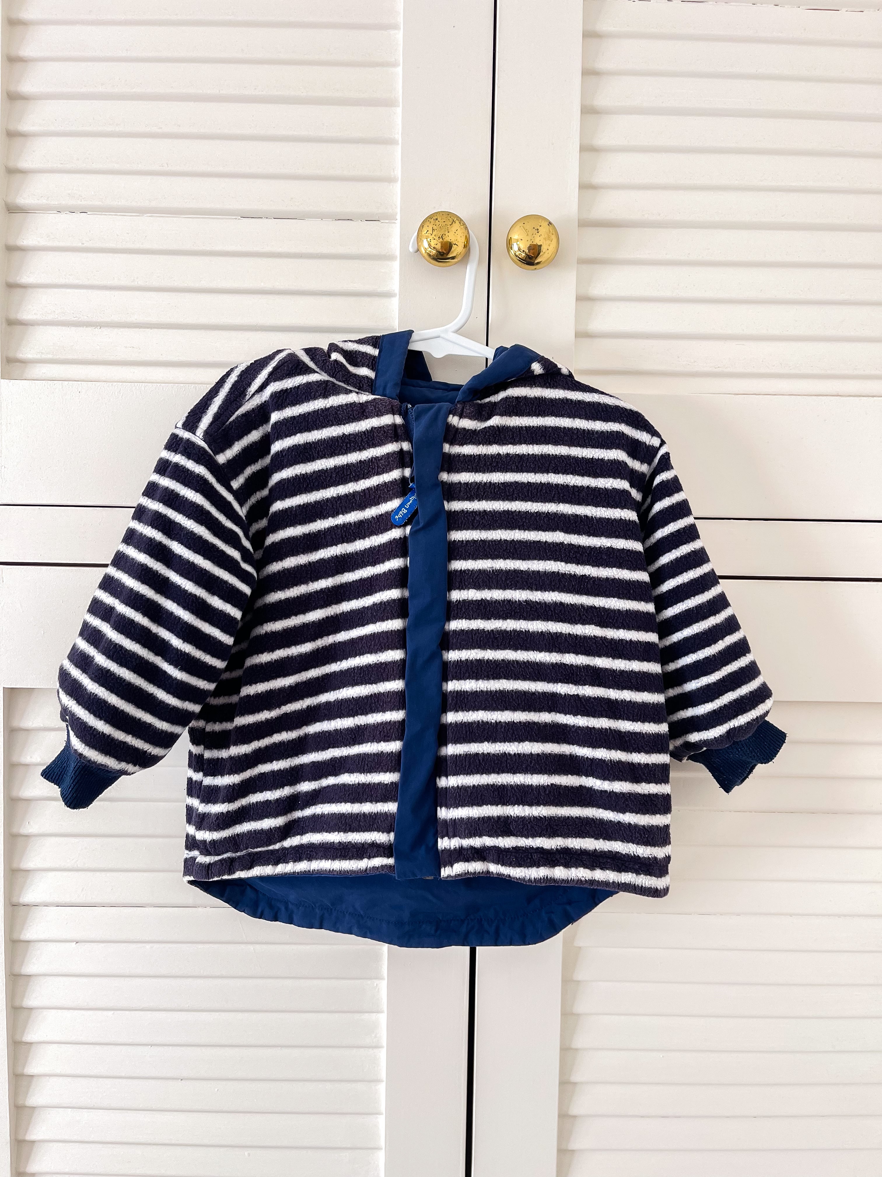 Jojo Maman Bébé reversible hooded jacket (6-12m)