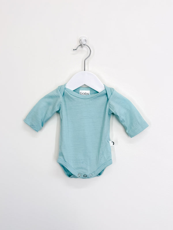 Baby Caterpillar merino bodysuit (newborn)