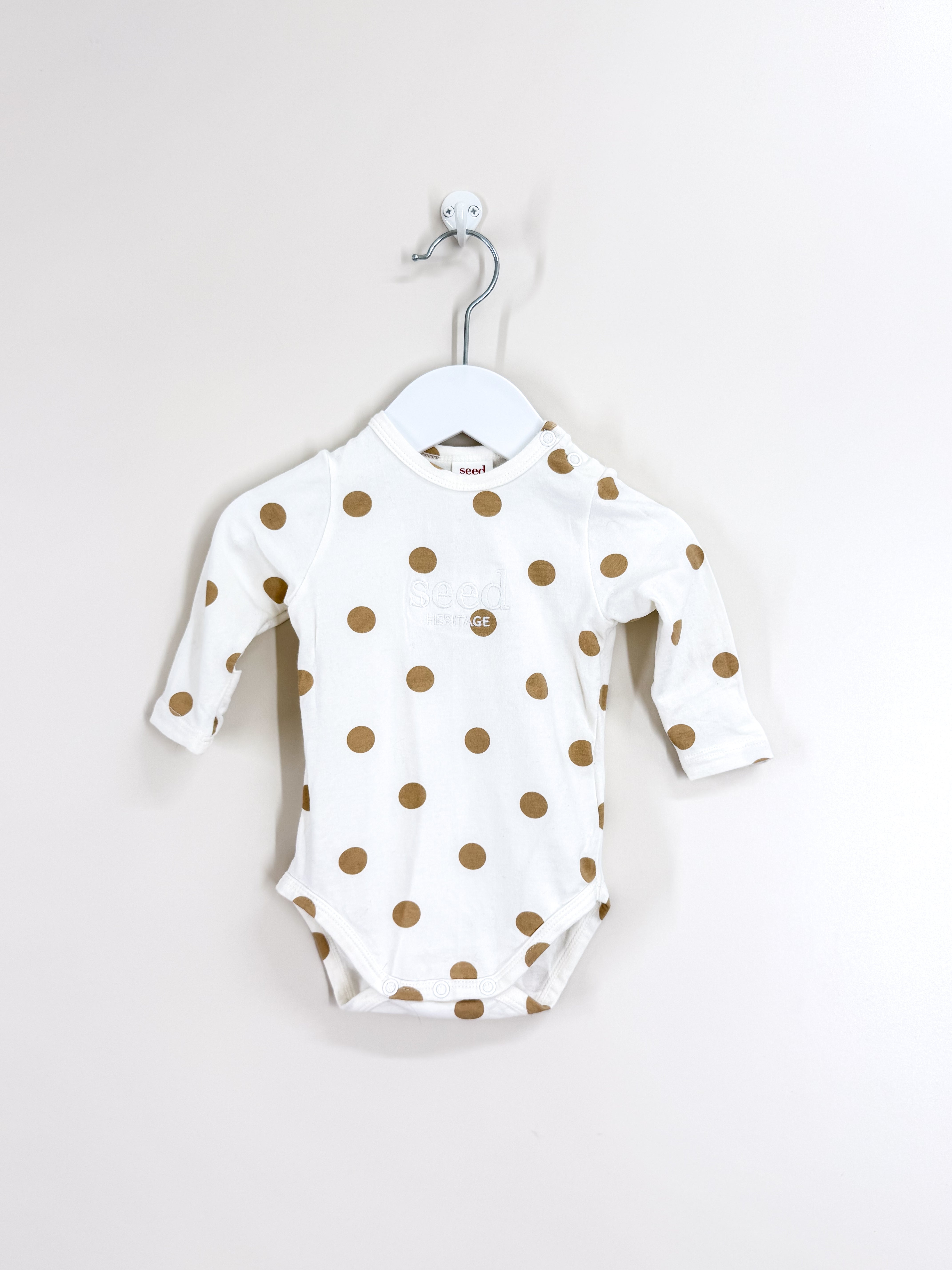 Seed core logo spot bodysuit (0-3m)