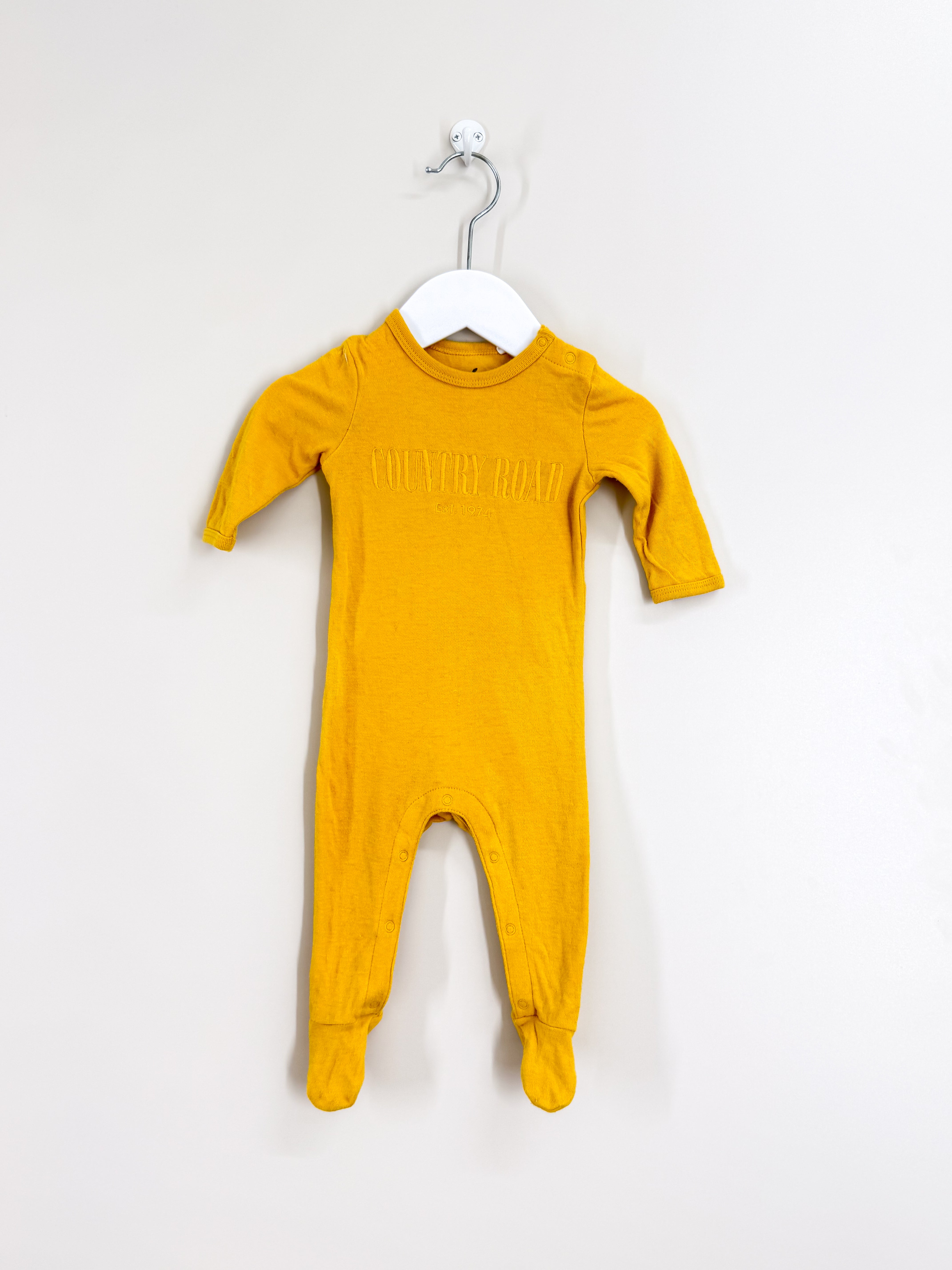 Country Road Heritage organic jumpsuit (0-3m)