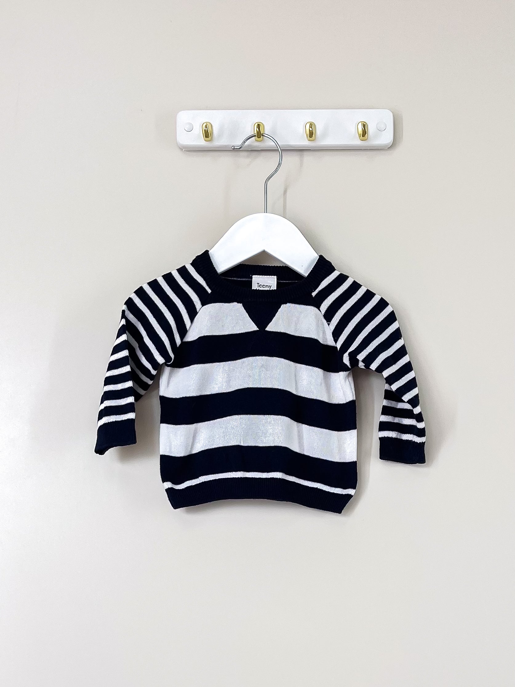 Teeny Weeny lightweight cotton knit pullover (3-6m)