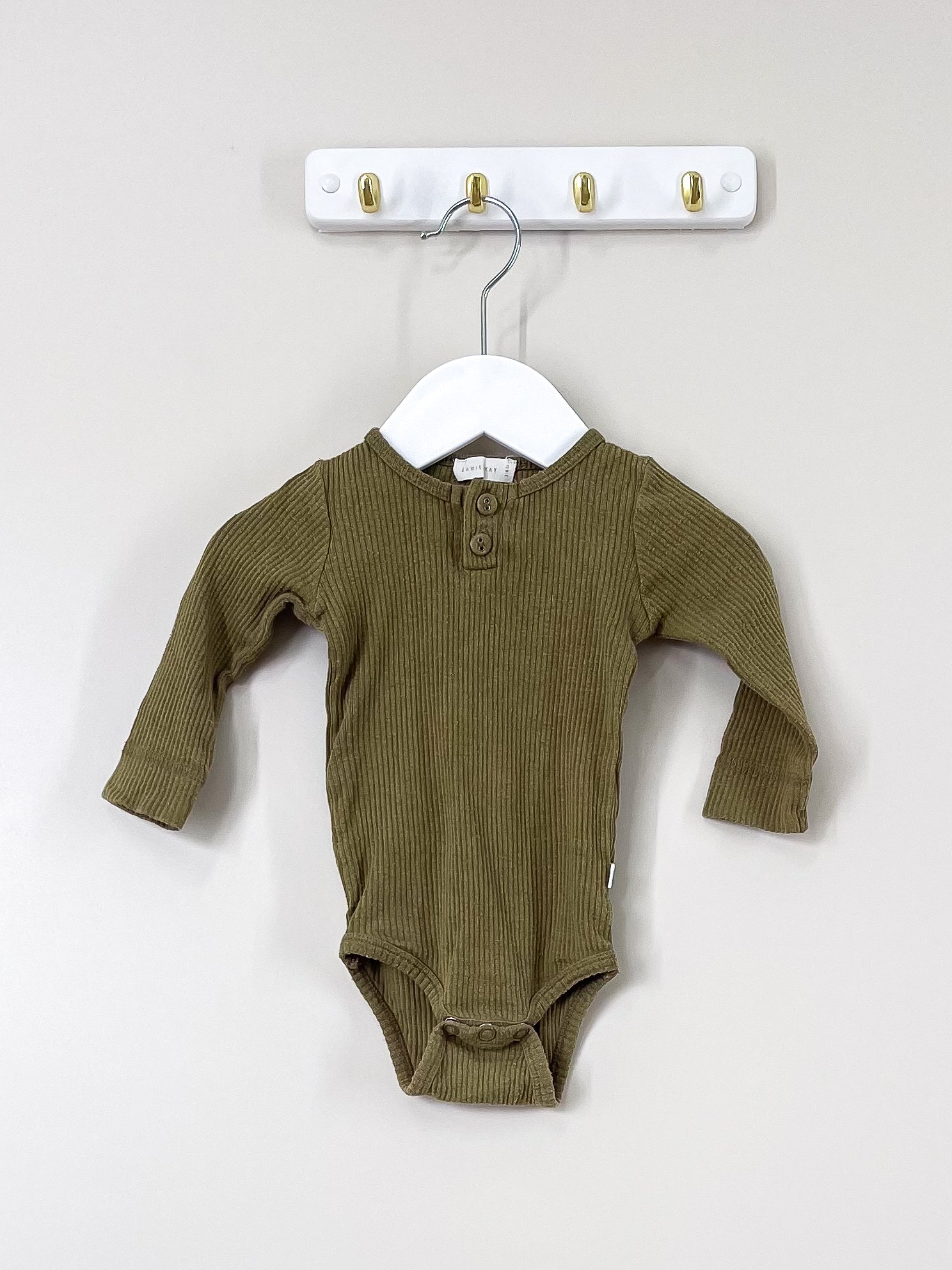 Jamie Kay organic rib bodysuit (3-6m)