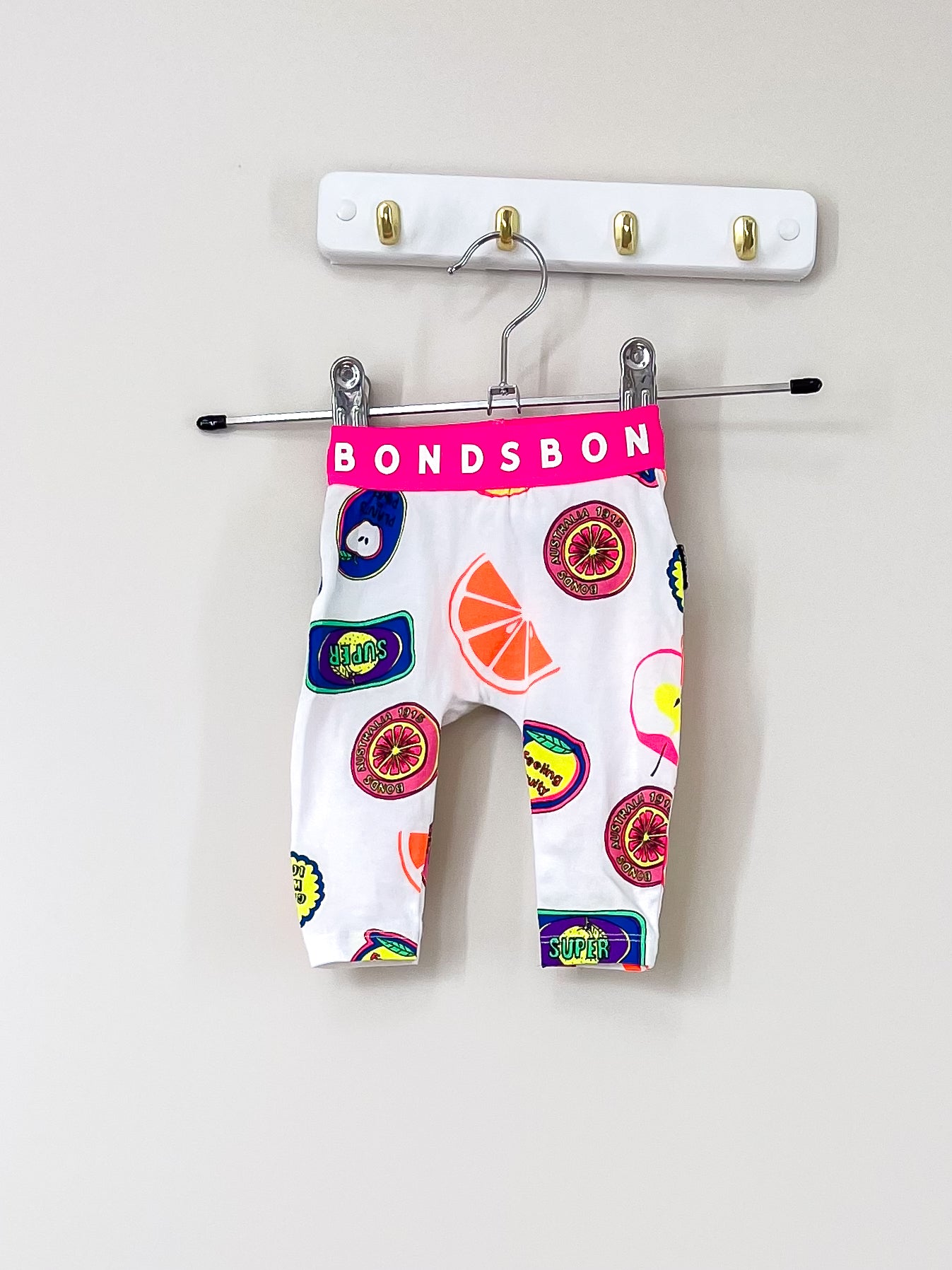 Bonds stretchies leggings - fruity (newborn)