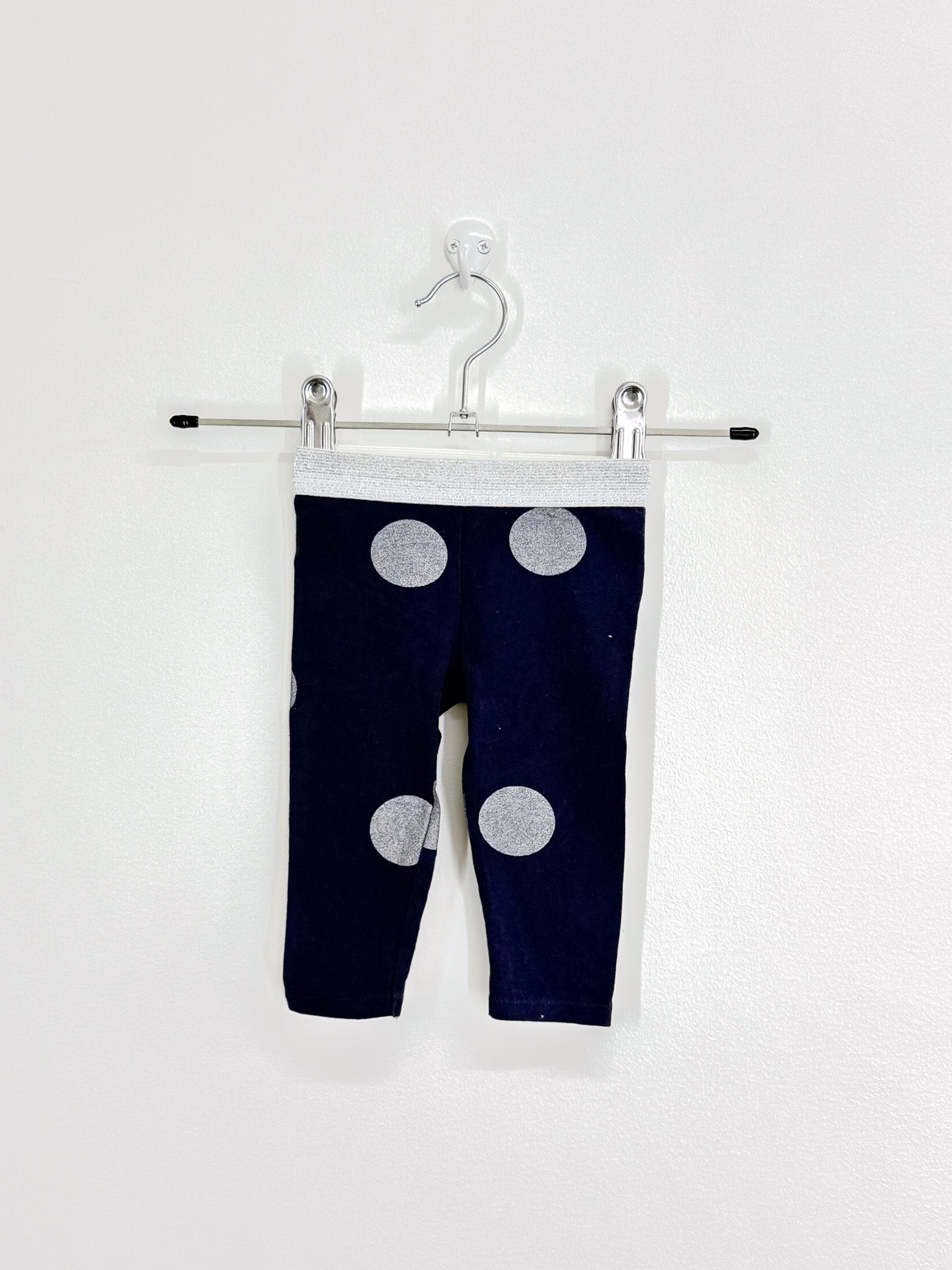 Country Road silver spot leggings (0-3m)
