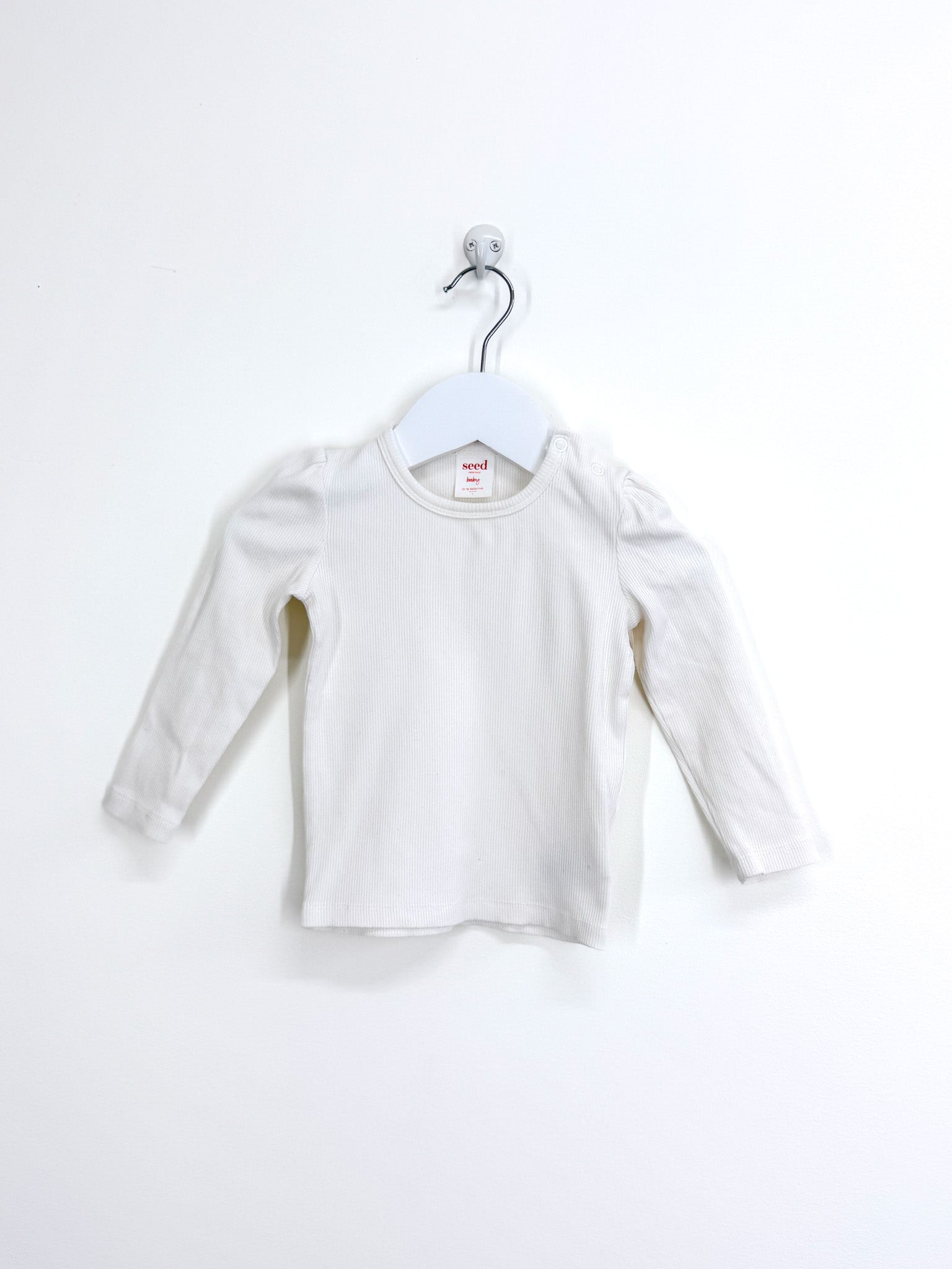 Seed rib long sleeve tee (12-18m)