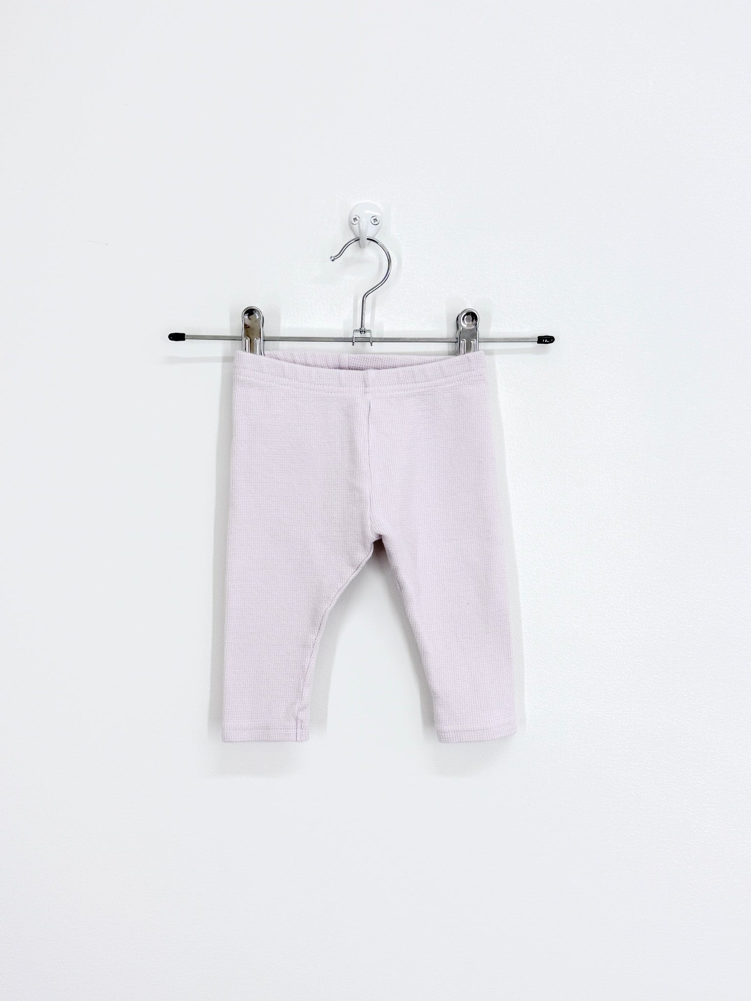 Little Bundle lilac waffle leggings (3-6m)