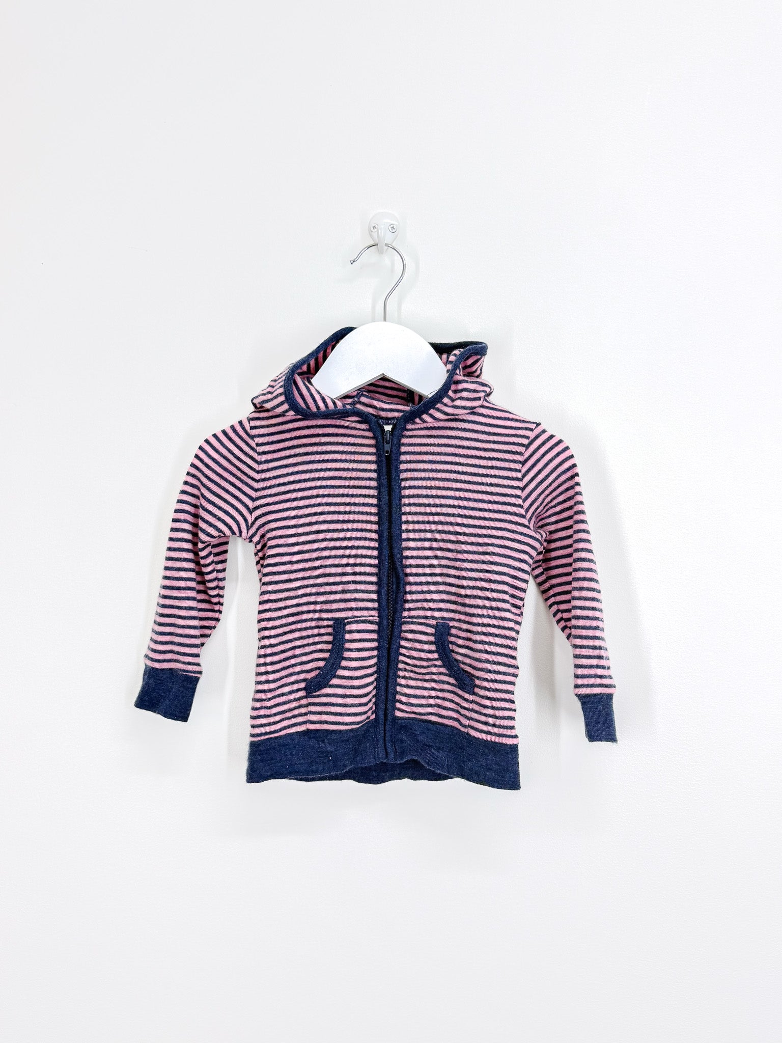 Teeny Weeny merino zip hoodie (6-9m)