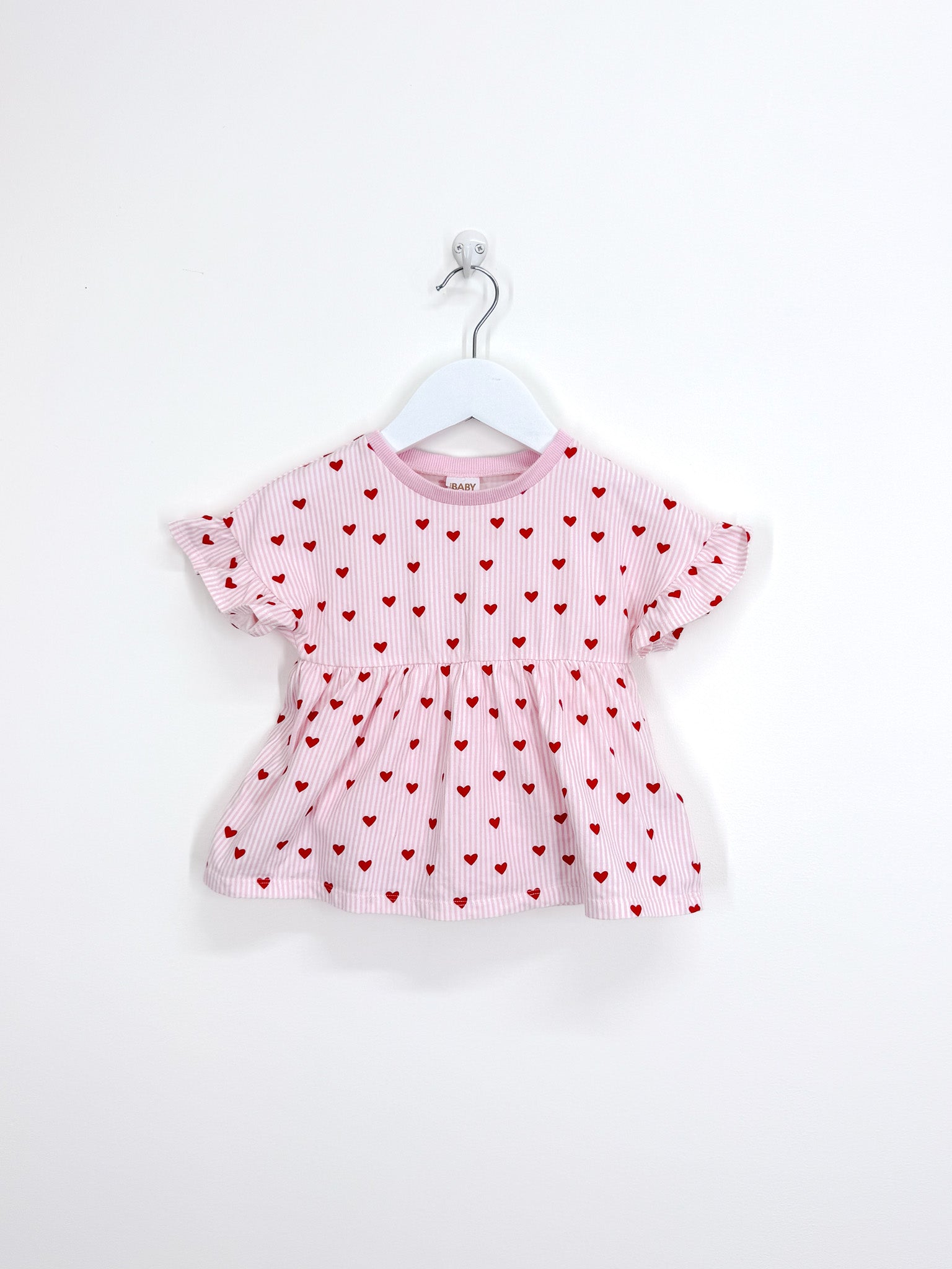 Cotton On Kids hearts tee dress (3-6m)
