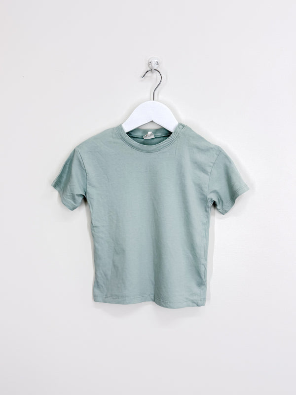 H&M basic mint tee (18-24m)
