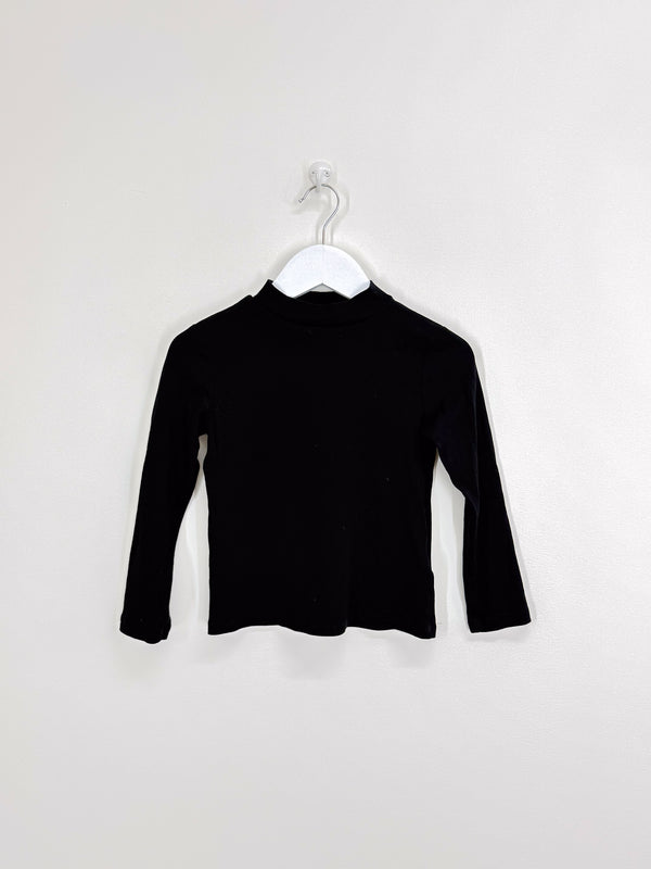 H&M long sleeve black tee (5-6y)