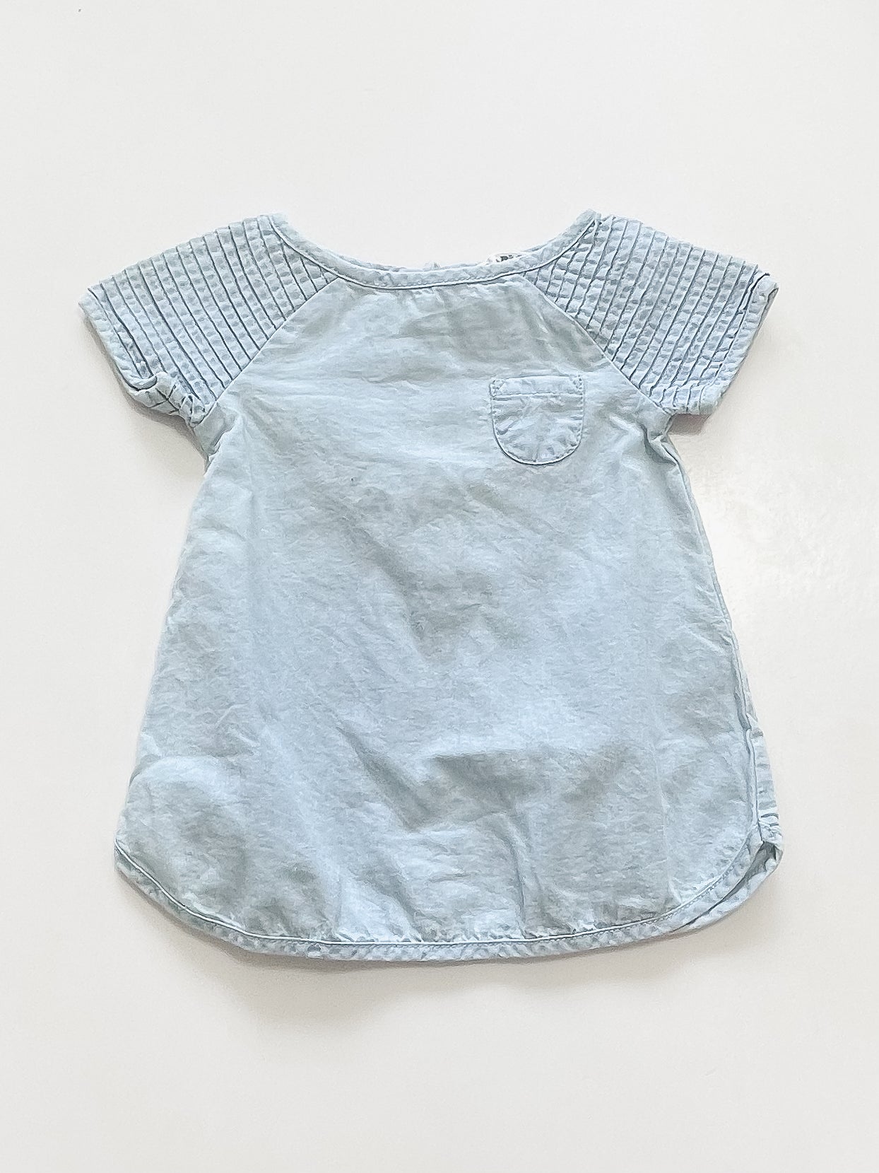 Cotton On Kids chambray dress (0-3m)