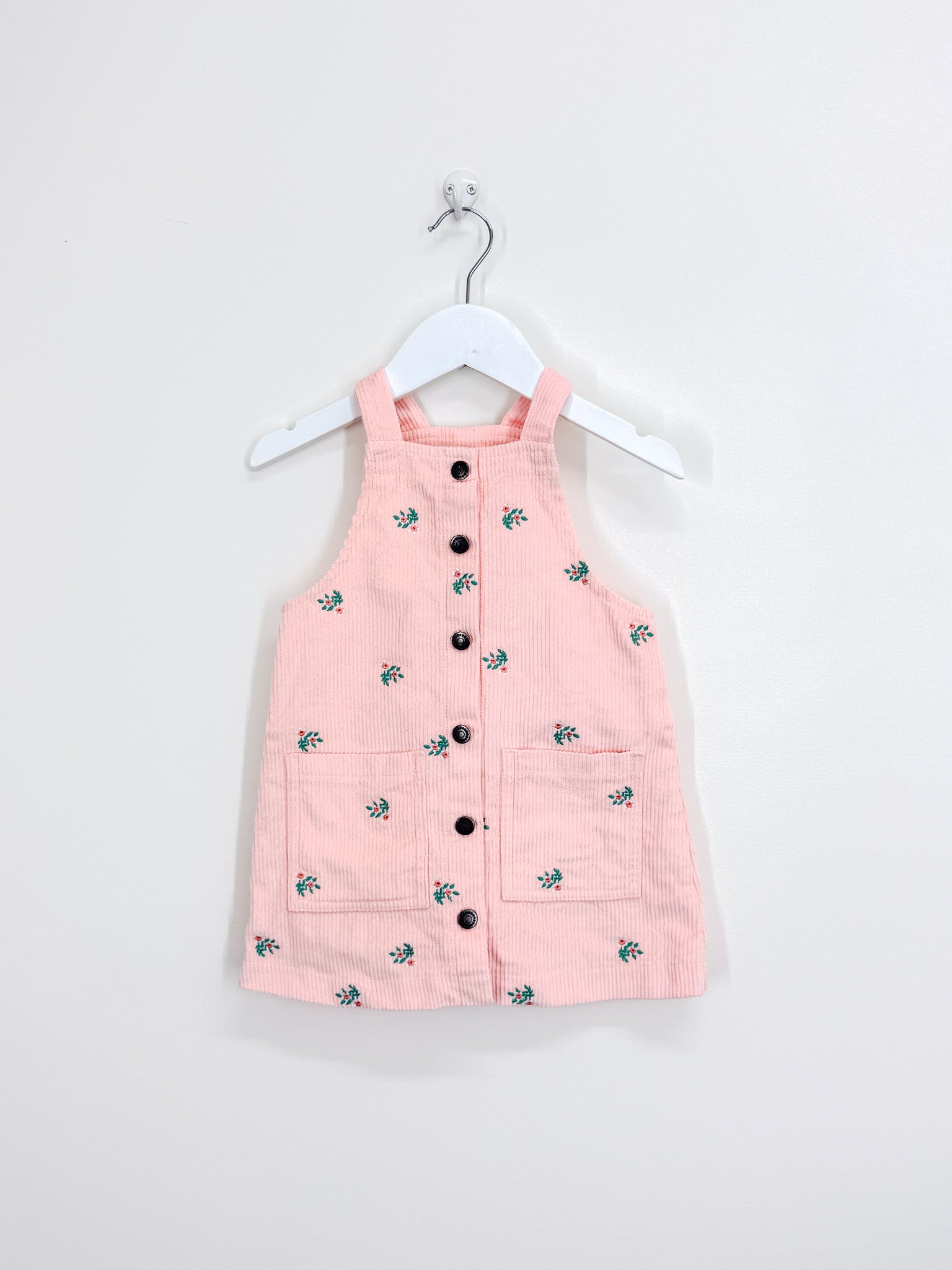Teeny Weeny cord pinafore dress (12-18m)