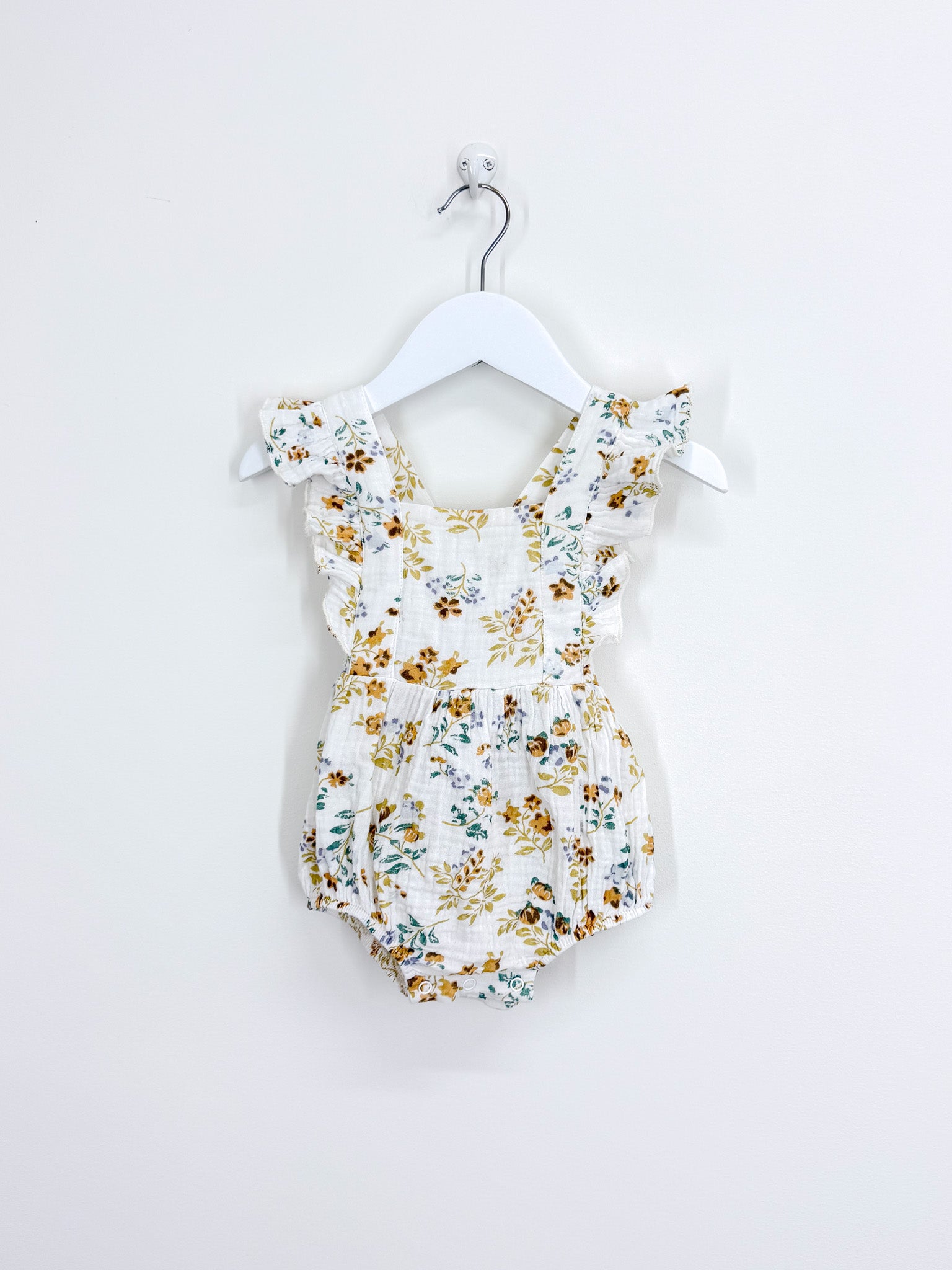 Hello Poppet organic dakota romper (3-6m)