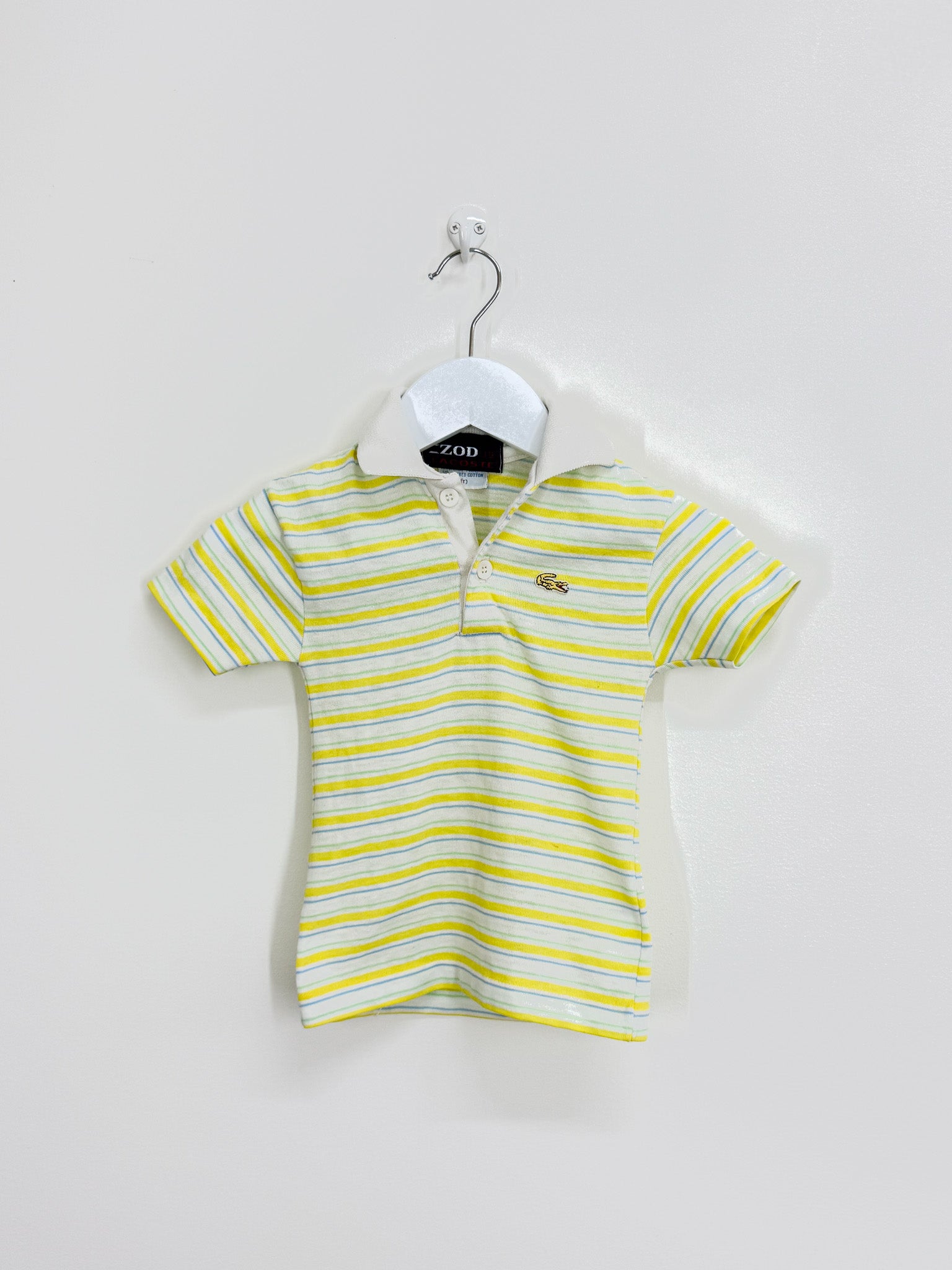 Vintage Lacoste zod stripe long sleeve tee (2y)