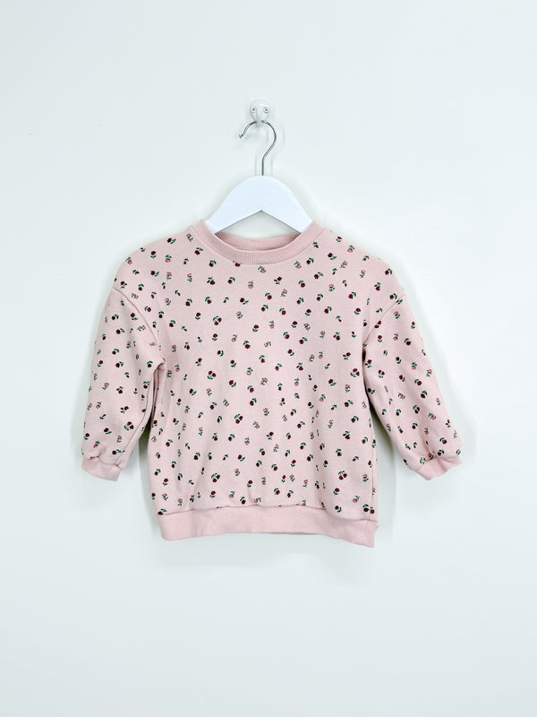 H&M floral sweatshirt (3y)