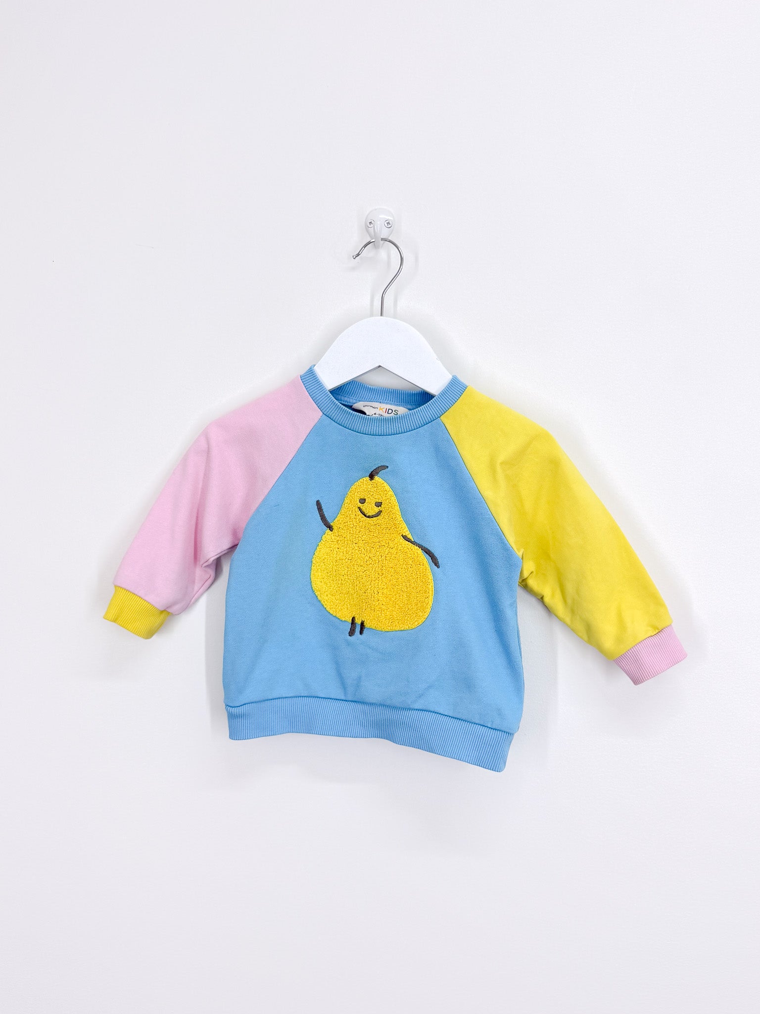 Gorman organic colour block pear sweatshirt (6-12m)