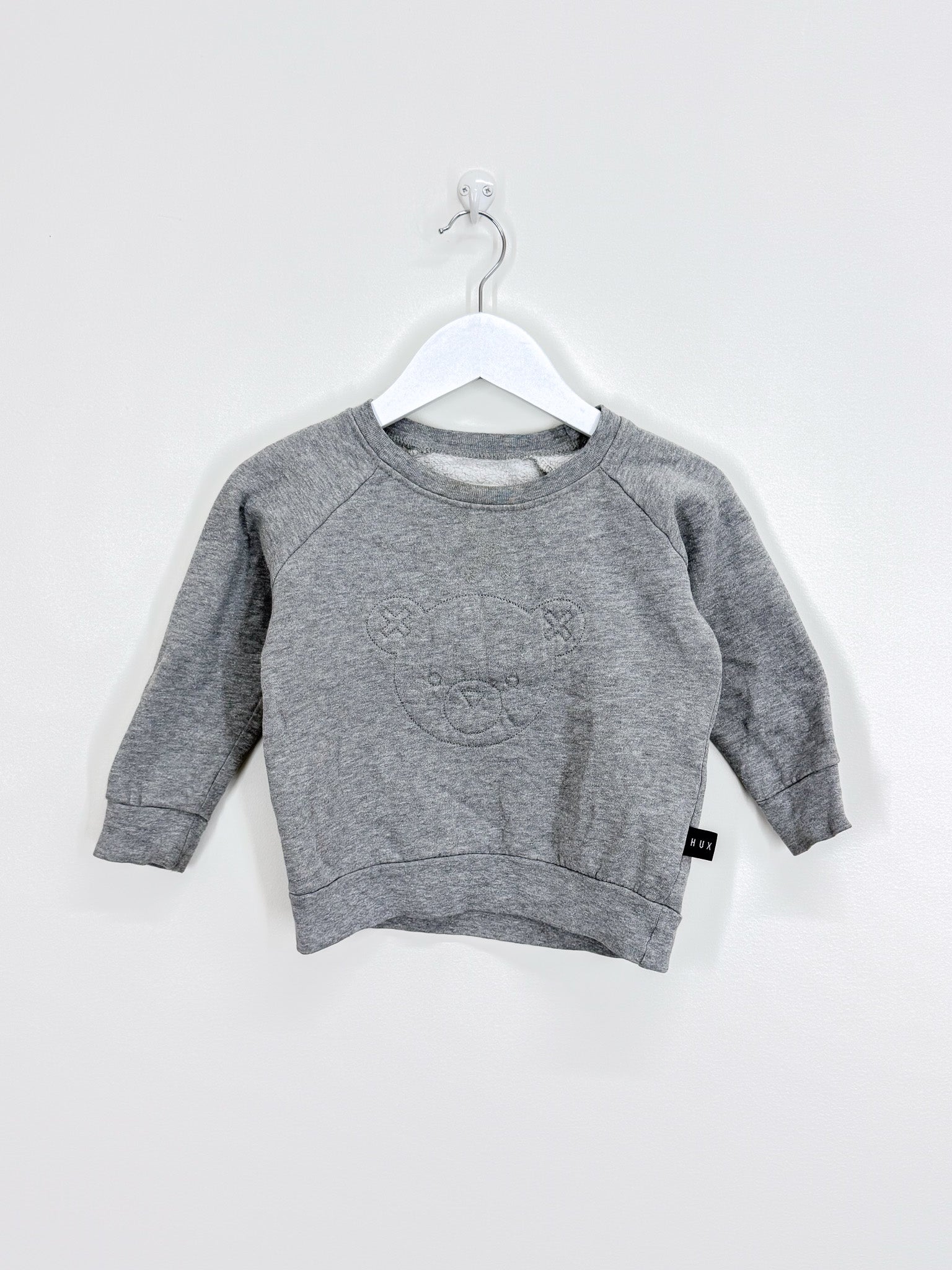 Hux quilted bear sweatshirt (3y)