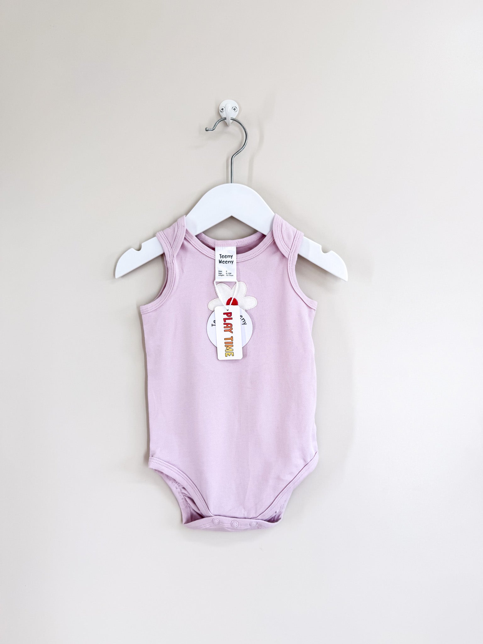 BNWT Teeny Weeny daisy singletsuit (6-12m)