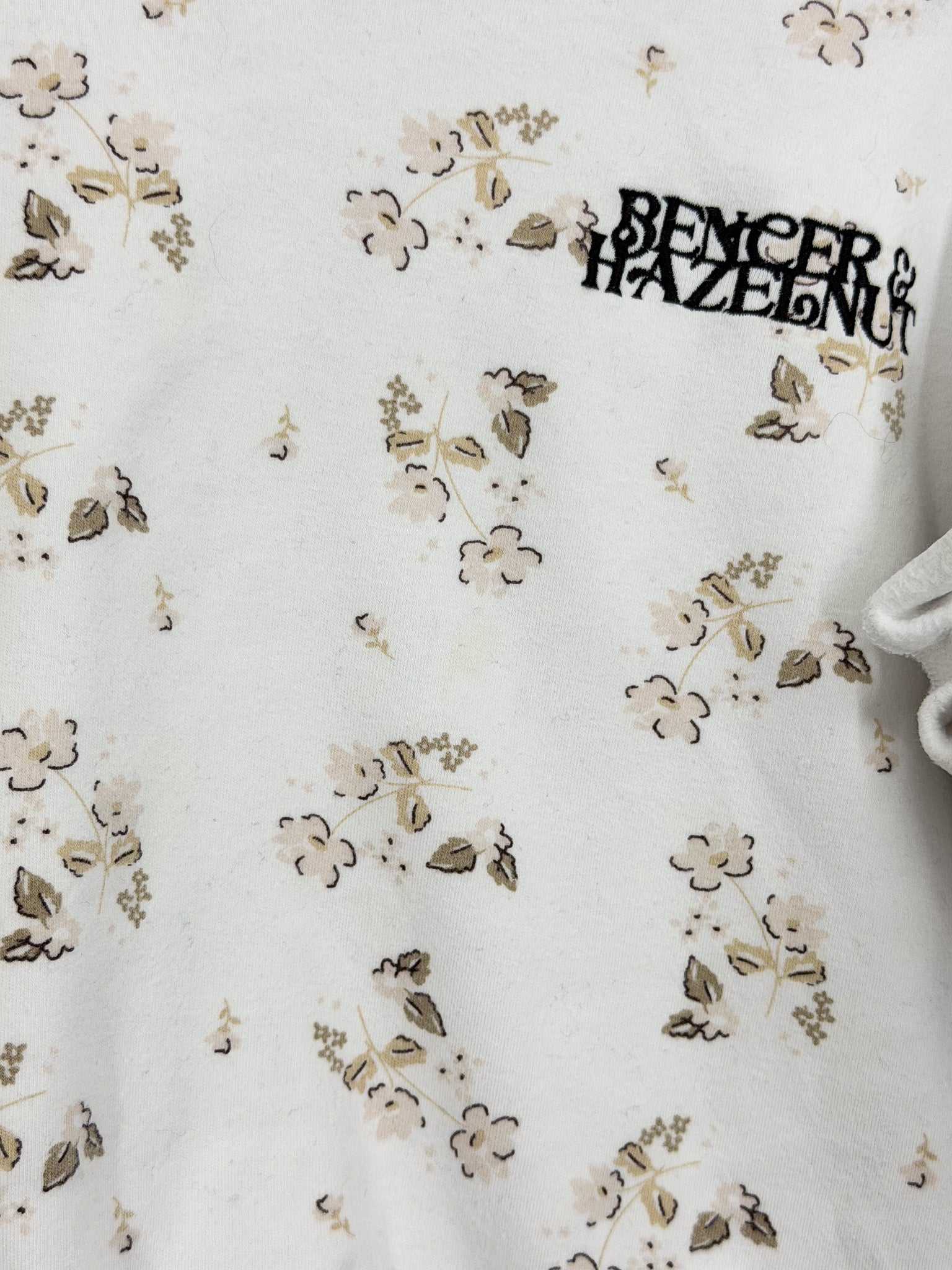 Bencer & Hazelnut floral frill sweatshirt (4y)