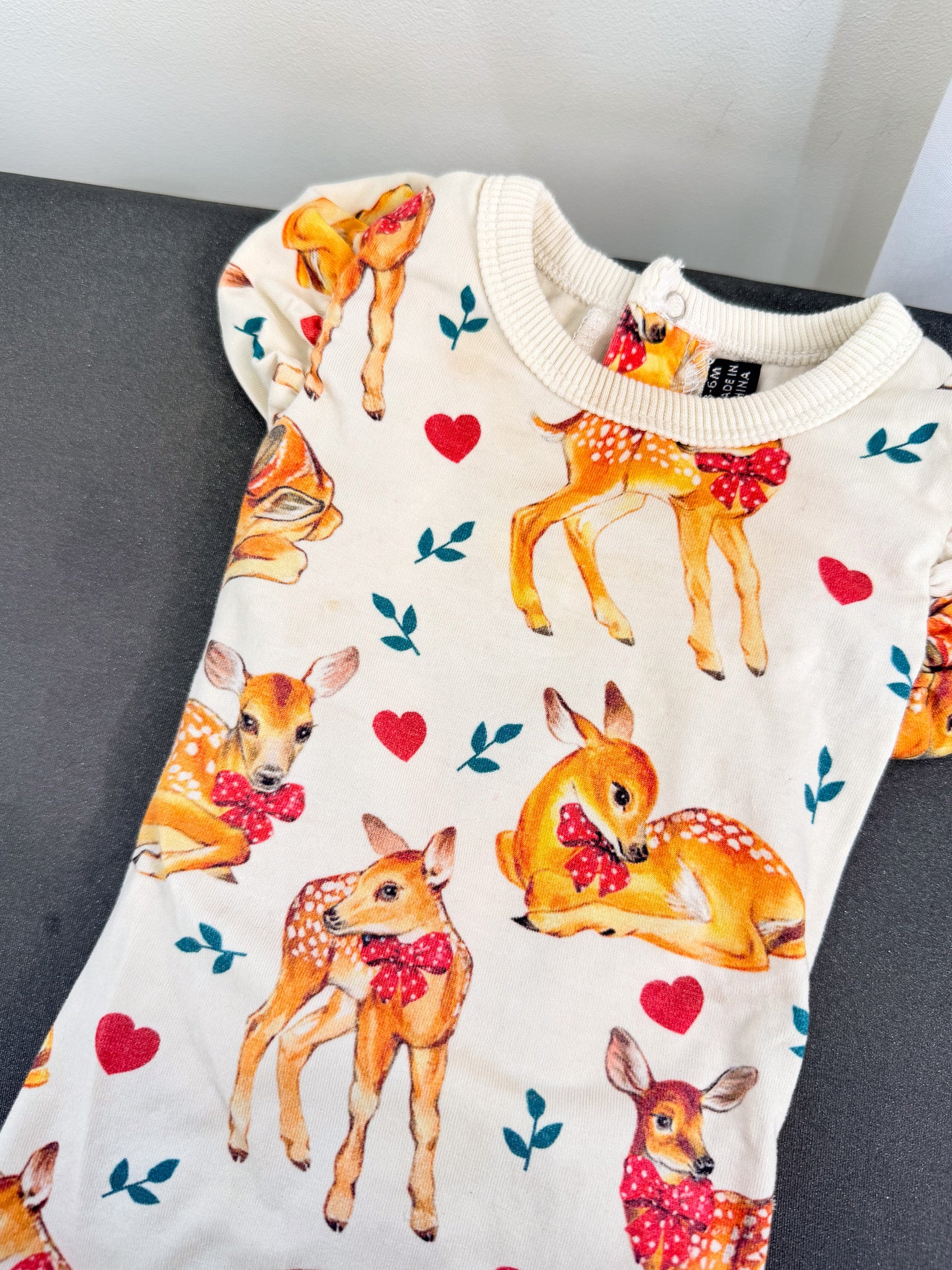 Rock Your Baby fawn frill bodysuit (3-6m)