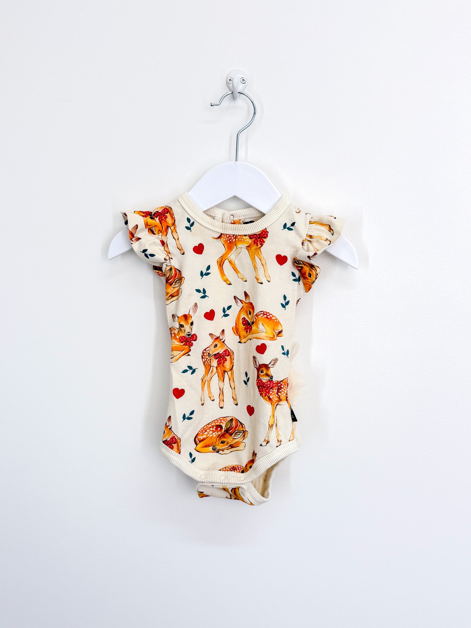 Rock Your Baby fawn frill bodysuit (3-6m)