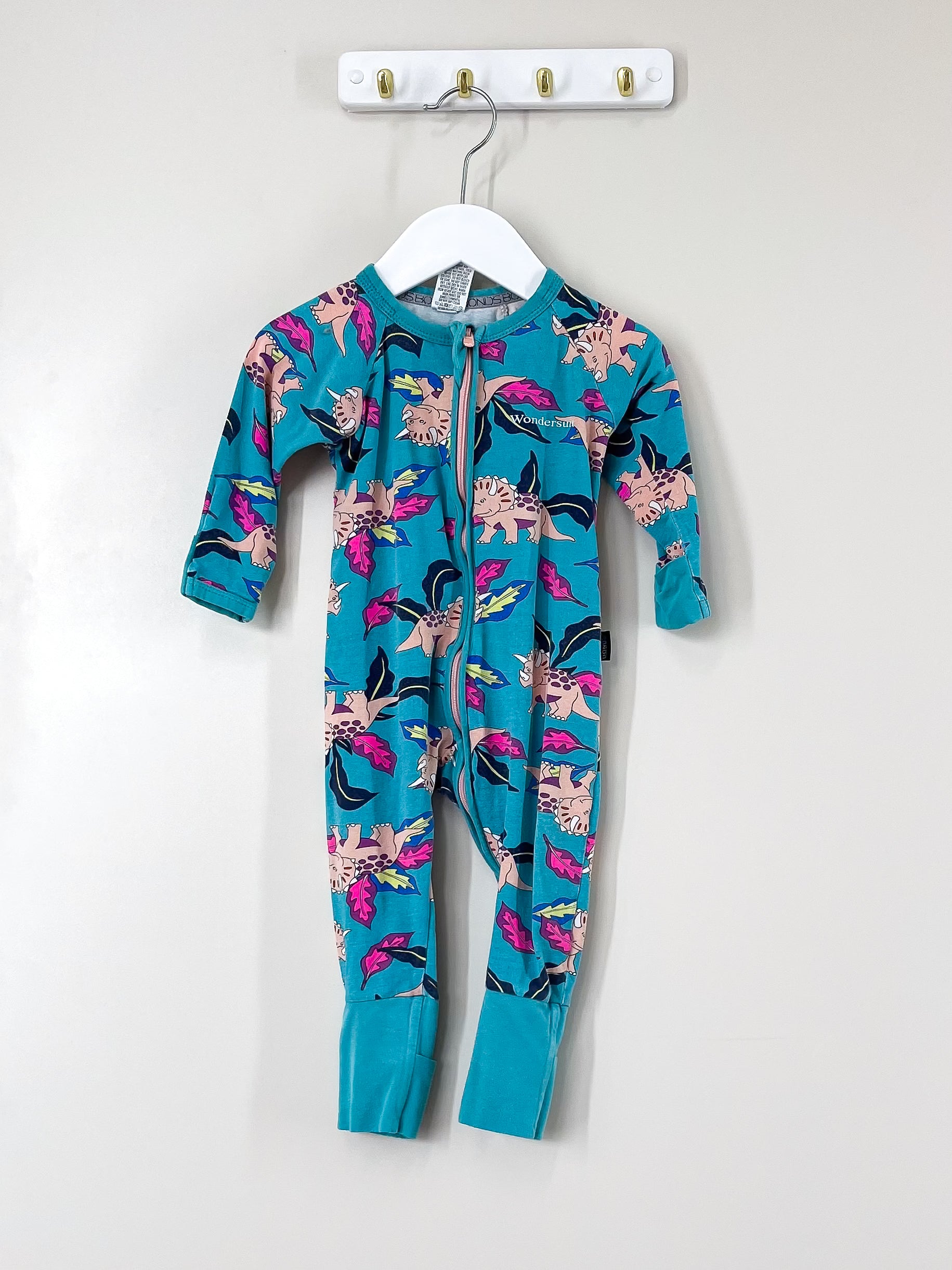 Bonds wondersuit - dinos (6-12m)
