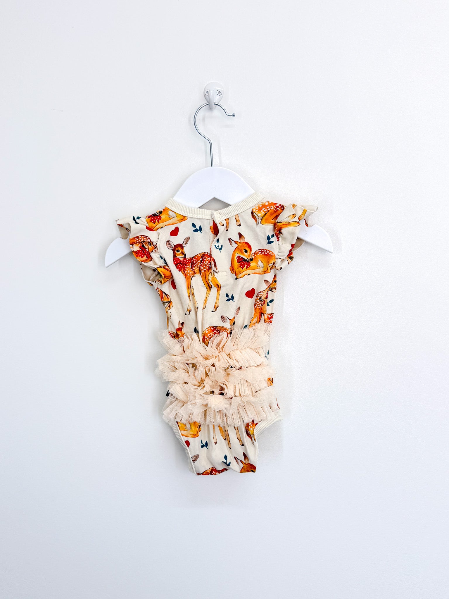 Rock Your Baby fawn frill bodysuit (3-6m)