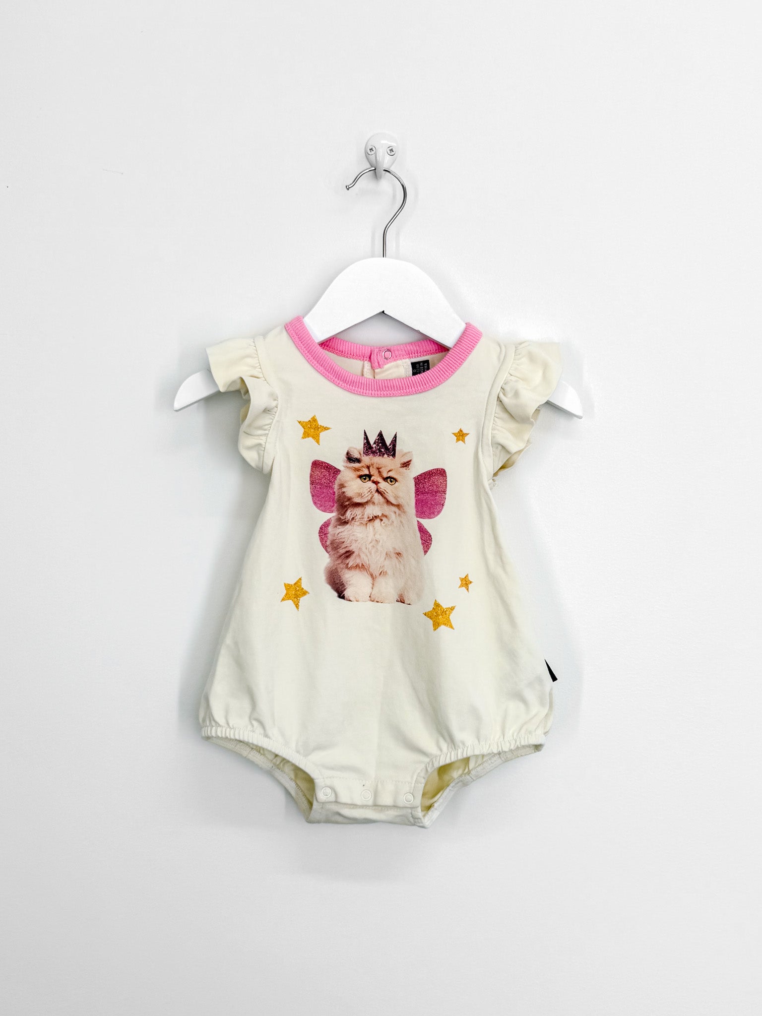 Rock Your Baby kitten queen bubble bodysuit (6-12m)