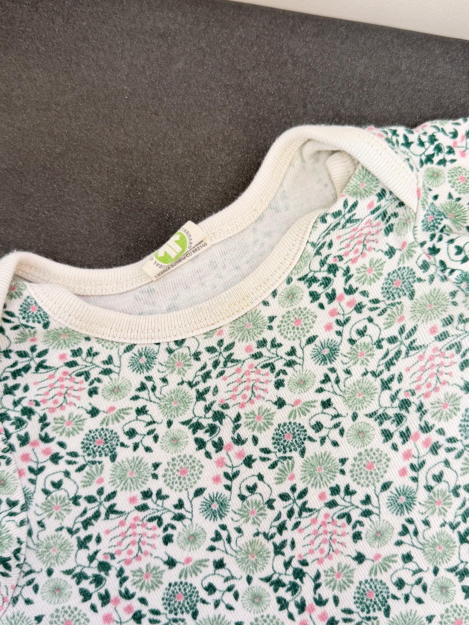 Nature Baby organic bodysuit - willow (3-6m)