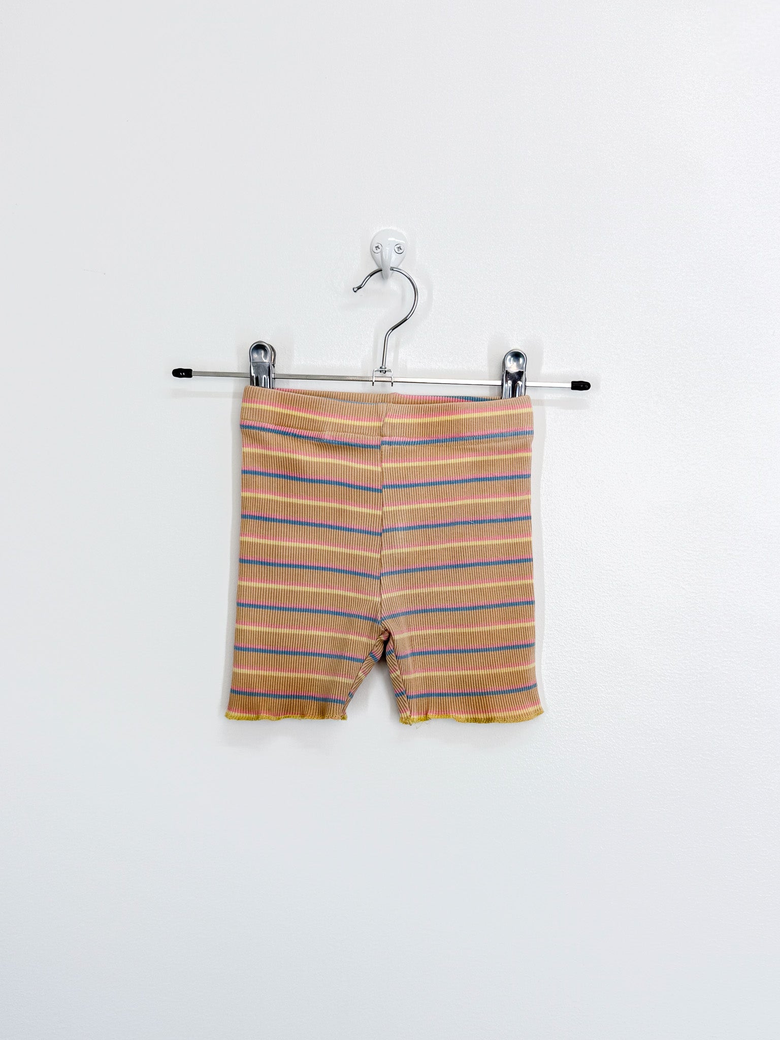 Sienna Blair striped rib bike shorts (2y)